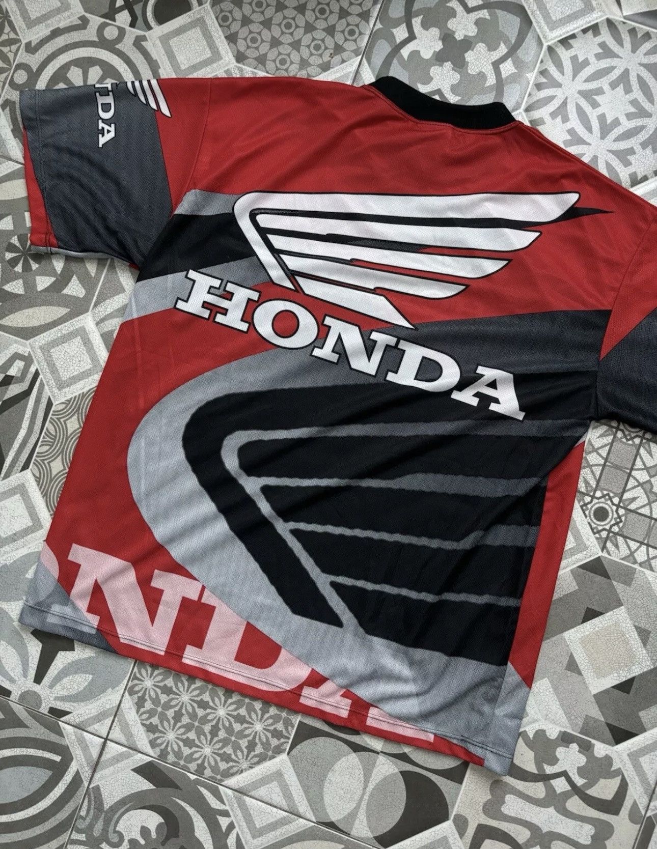 Honda Honda Racing Vintage Jersey T-Shirt Size US XL / EU 56 / 4 - 8 Thumbnail