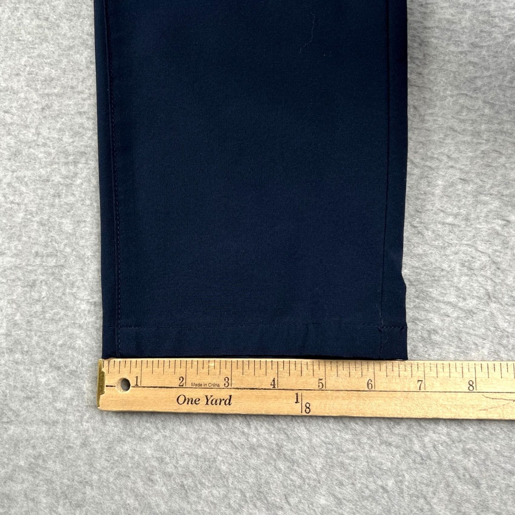 Mizzen+Main Mizzen Main Helmsman Slim Fit Performance Stretch Pants 32x30 Blue Chino Mens Size US 32 / EU 48 - 7 Thumbnail