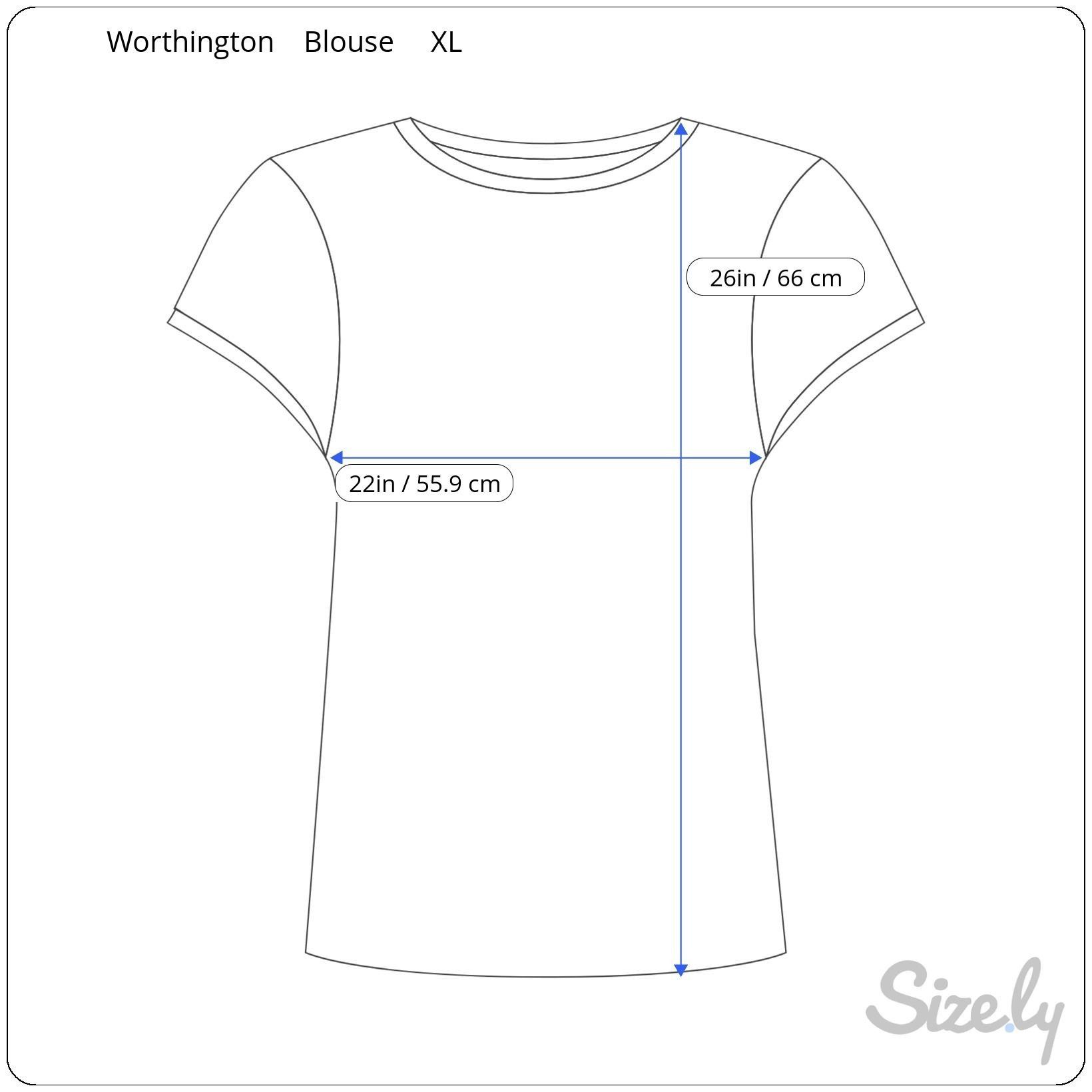 Worthington Worthington Short Cap Sleeve Keyhole Multicolor Top XL Size XL / US 12-14 / IT 48-50 - 5 Thumbnail