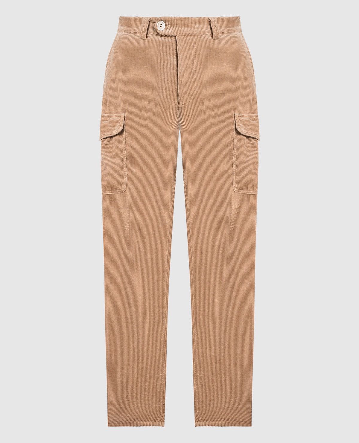Brunello Cucinelli Brunello Cucinelli Corduroy Leisure Fit Cargo Pants Size US 32 / EU 48 - 5 Thumbnail