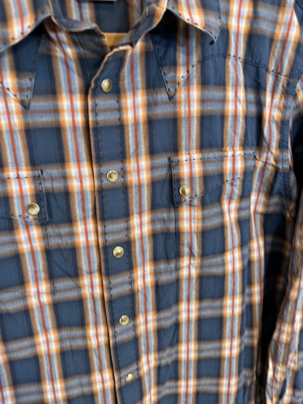 Vintage × Wrangler Vintage Wrangler Western Wear Shirt Size US L / EU 52-54 / 3 - 4 Thumbnail