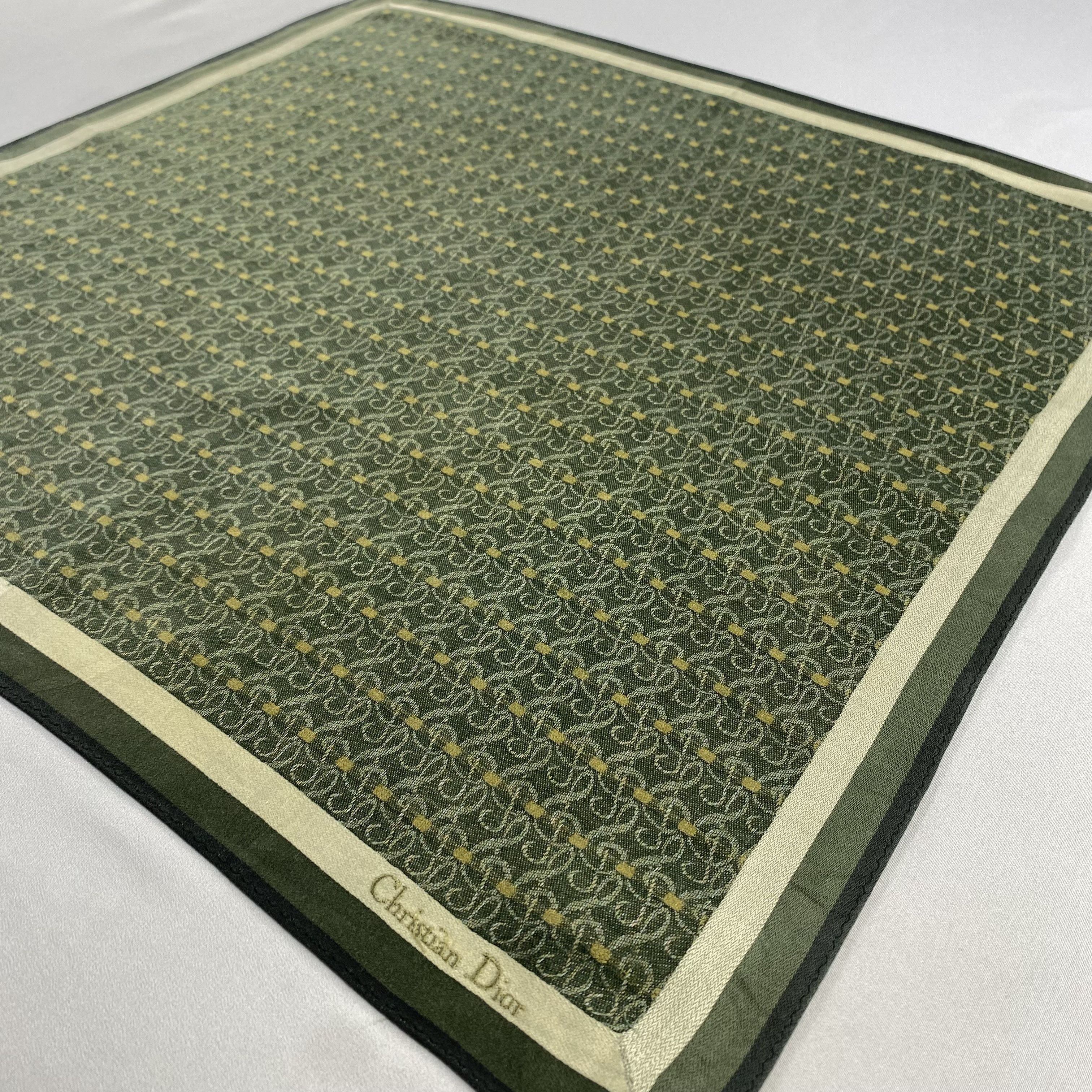 Vintage Christian Dior Monsieur Handkerchief / Neckerchief-P1060 Size ONE SIZE - 2 Thumbnail