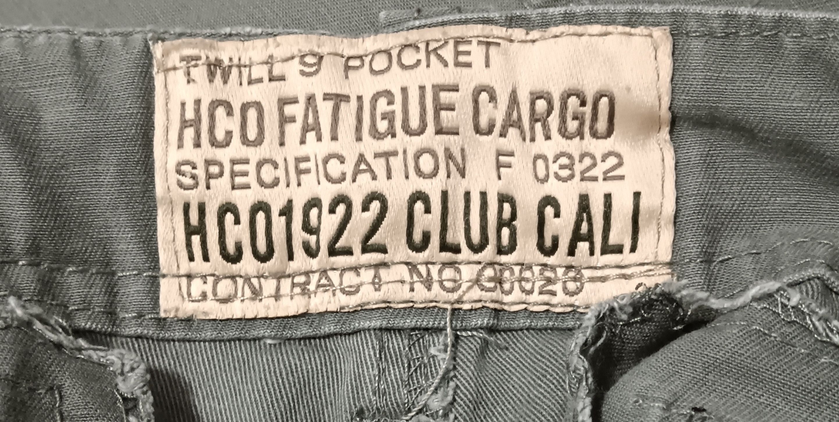 Japanese Brand HCO TWILL 9 POCKET FATIGUE CARGO PANTS Size US 38 / EU 54 - 2 Thumbnail