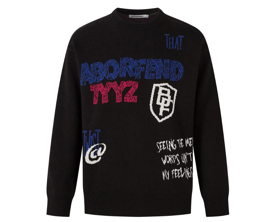 Japanese Brand Streetwear Hip Hop Oversized Sweaters Size US XL / EU 56 / 4 - 1 Thumbnail