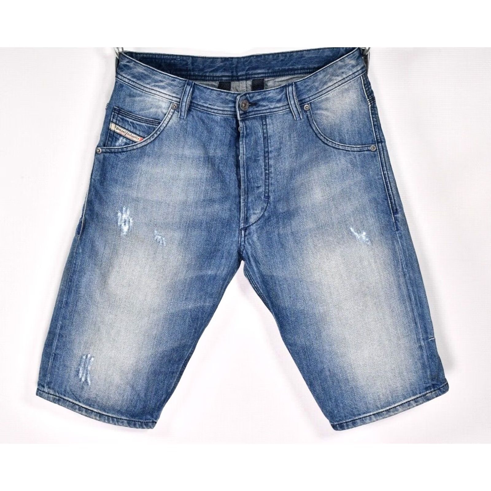 Diesel Diesel Kroshort Denim Men's Blue Shorts 30 Casual Denim short 5-Pocket Design, Cotton, Blue, Regular Mens Size US 30 / EU 46 - 2 Thumbnail