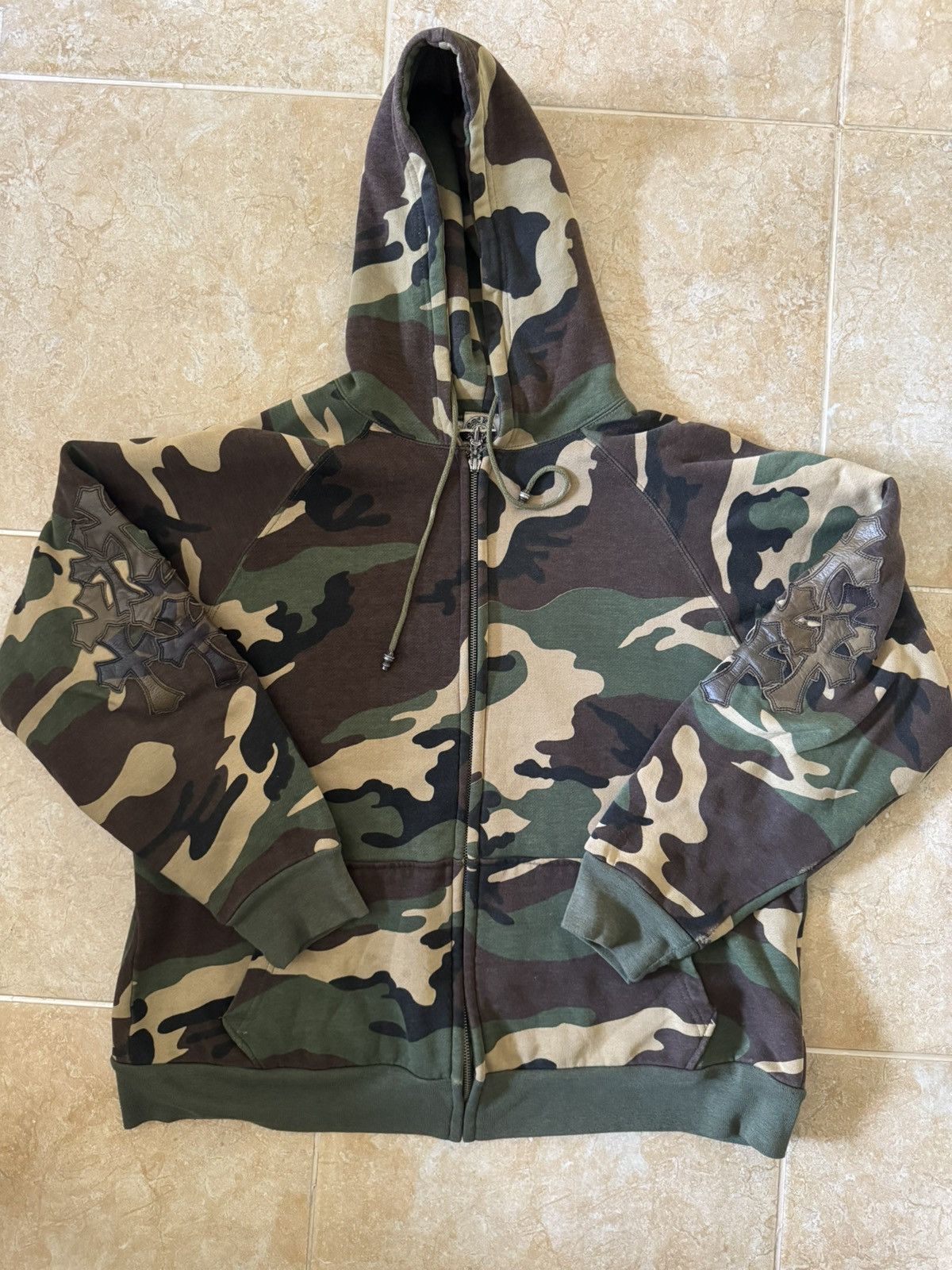 Chrome Hearts Chrome Hearts Camouflage Cross Patch Thermal Hoodie Size US L / EU 52-54 / 3 - 1 Thumbnail