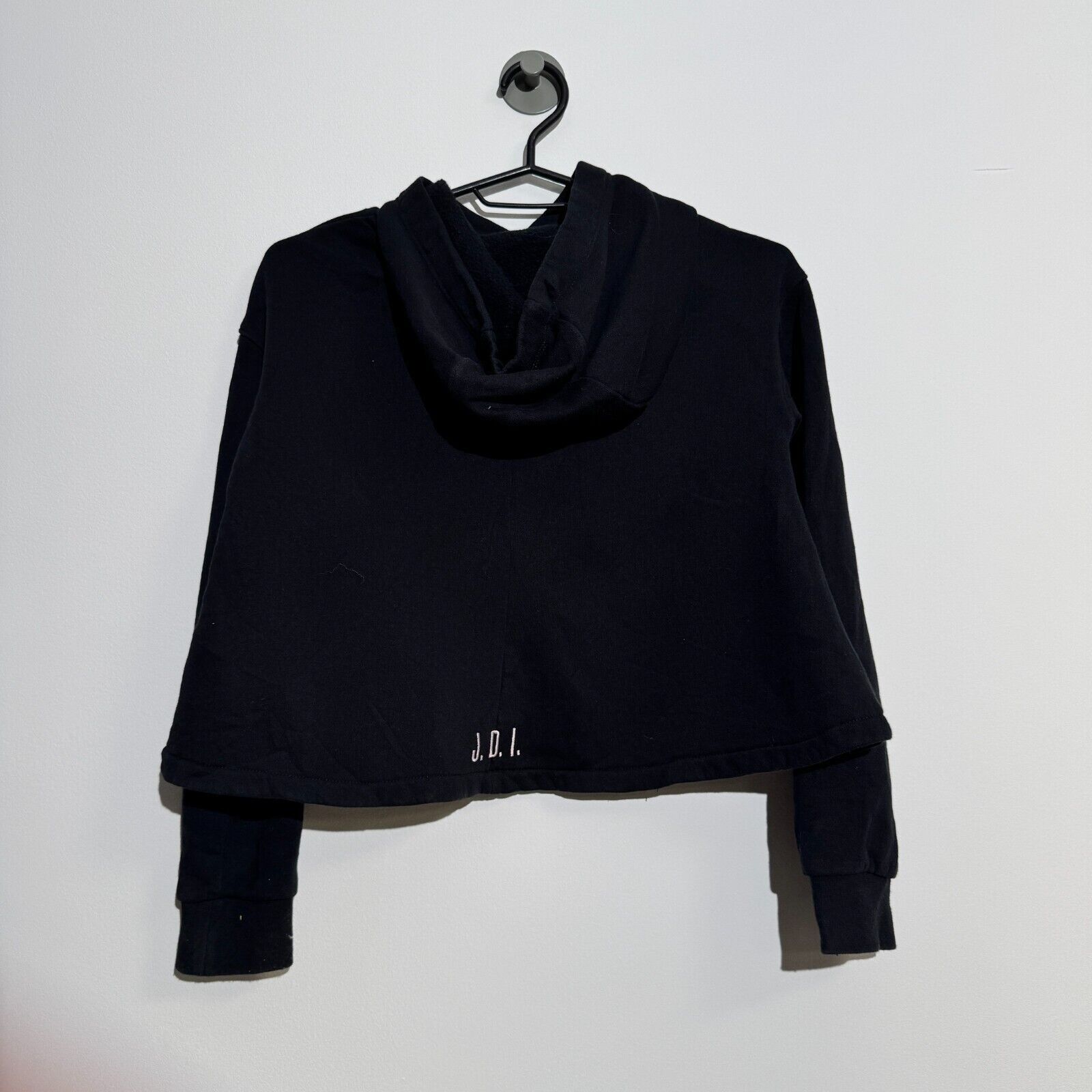 Nike Vintage Nike Women's XXS Black Cotton Hoodie 90s Running Size US M / EU 48-50 / 2 - 9 Thumbnail
