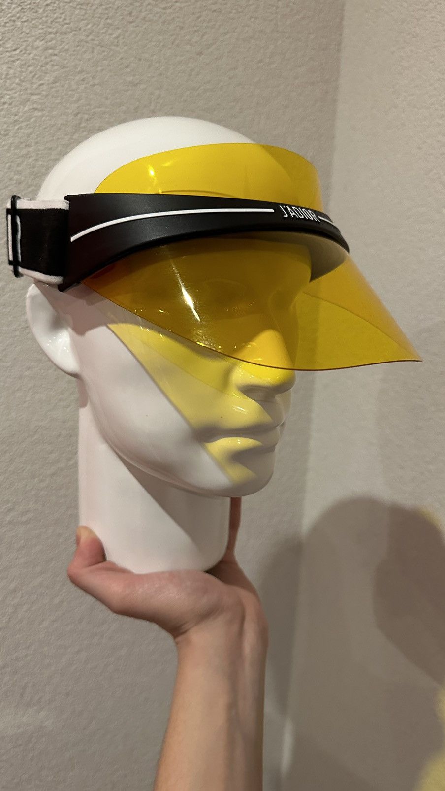 image of Christian Dior Visor in Yellow, Women's