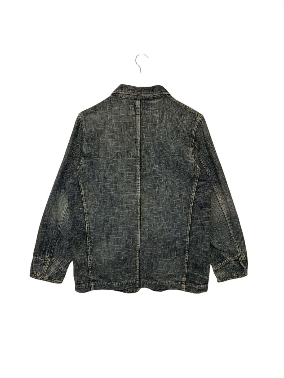 Japanese Brand Rare Jungle Storm Denim Chore Jacket Button Ups Size US M / EU 48-50 / 2 - 4 Thumbnail