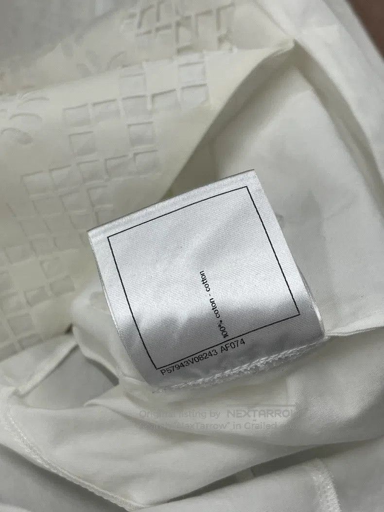Chanel Chanel White stitching hollow lapel shirt long sleeves Size XXS / US 00 / IT 34 - 7 Thumbnail