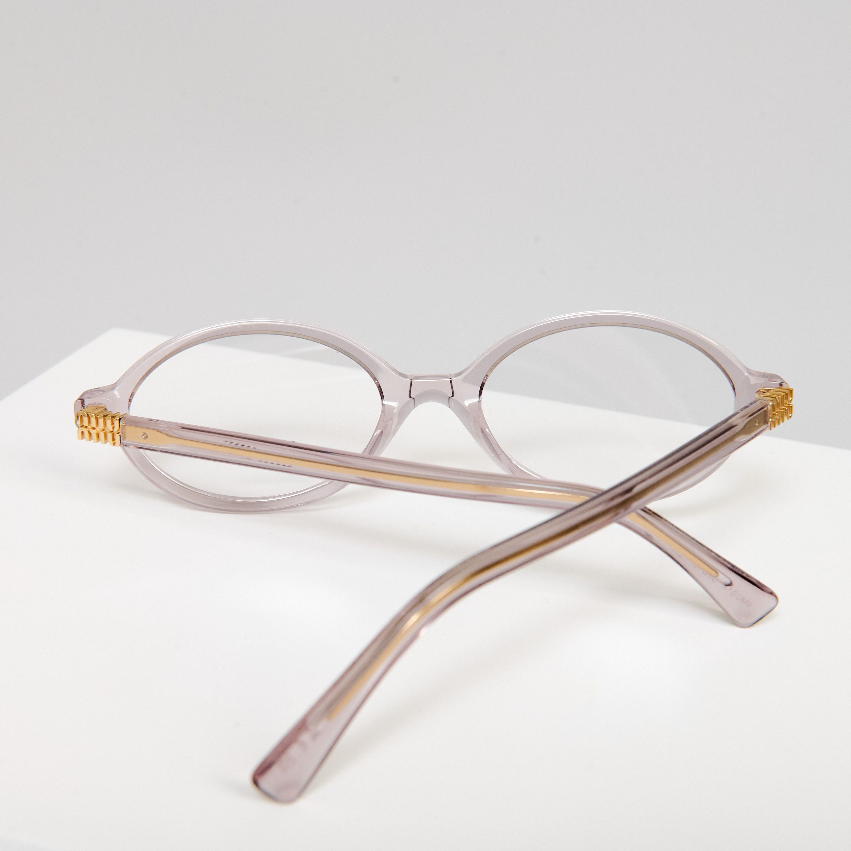Miu Miu NEW Miu Miu MU01XV 12W1O1 Oval Size ONE SIZE - 9 Thumbnail