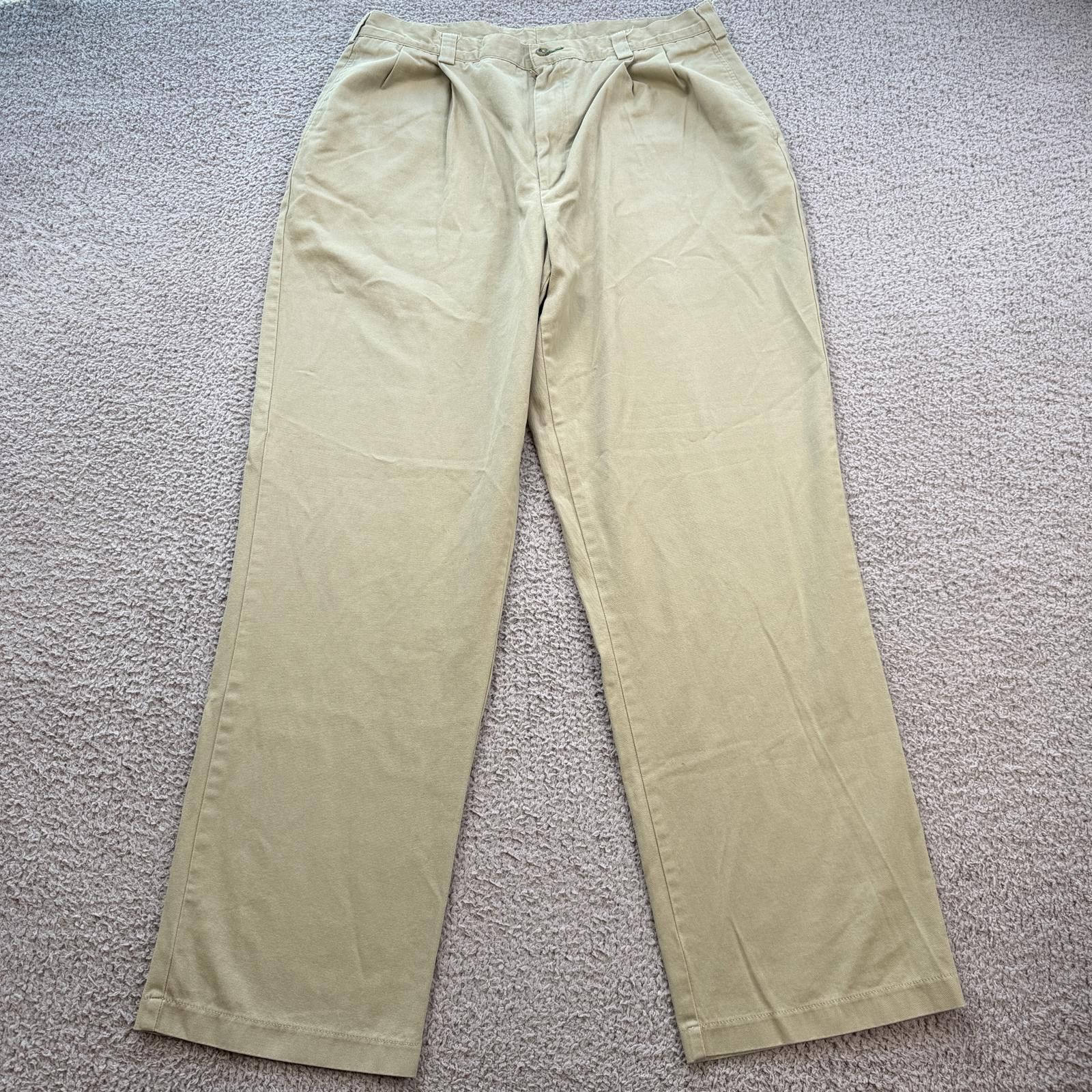 Tommy Hilfiger Vintage 90s Tommy Hilfiger Khaki Chino Pants Mens 36x32 Size US 36 / EU 52 - 1 Thumbnail