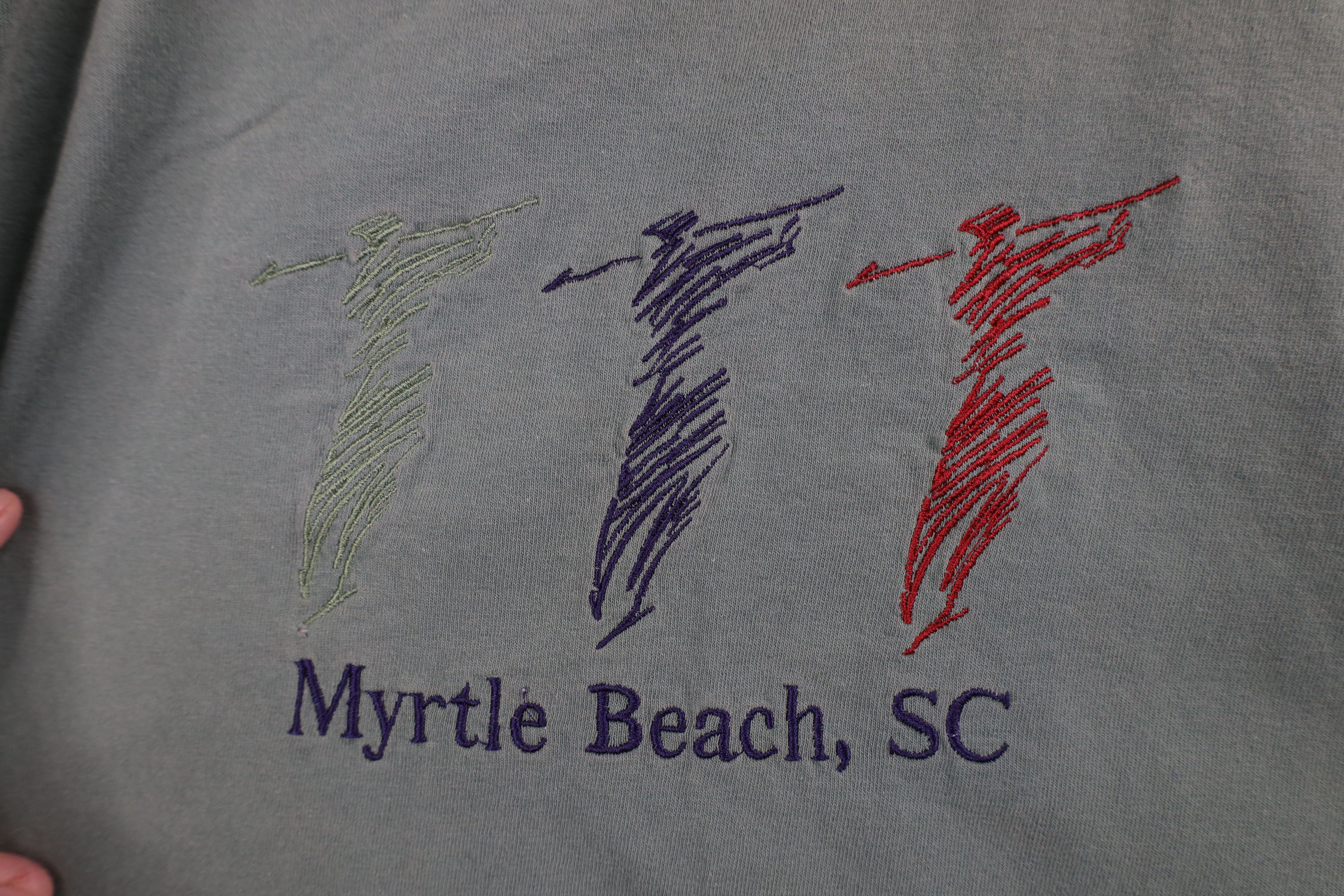 Vintage Vintage 90s Spell Golf Myrtle Beach South Carolina T-Shirt Size US XL / EU 56 / 4 - 4 Thumbnail