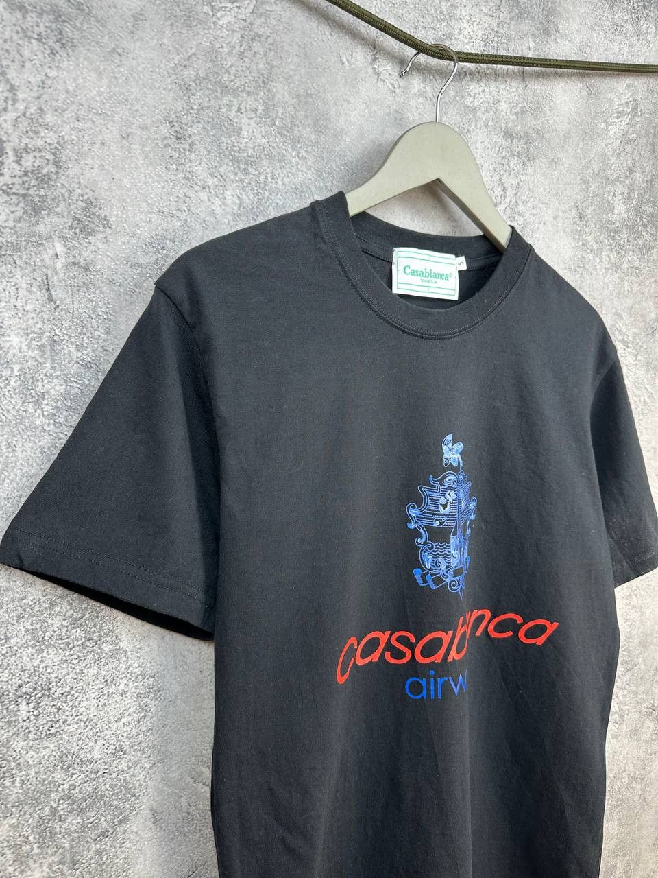 Casablanca Casablanca Tennis Club Graphic Crest Logo T-Shirt Black SS Size US S / EU 44-46 / 1 - 3 Thumbnail