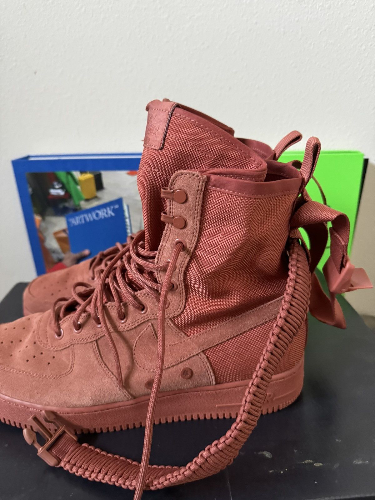 Nike Nike SF Air force High Dusty Peach Size US 12 / EU 45 - 4 Thumbnail