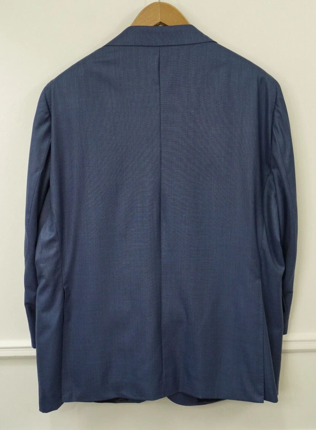Suitsupply Men Suitsupply Blazer La Spalla Blue Wool EThomas UK/US40L Size 40L - 2 Thumbnail