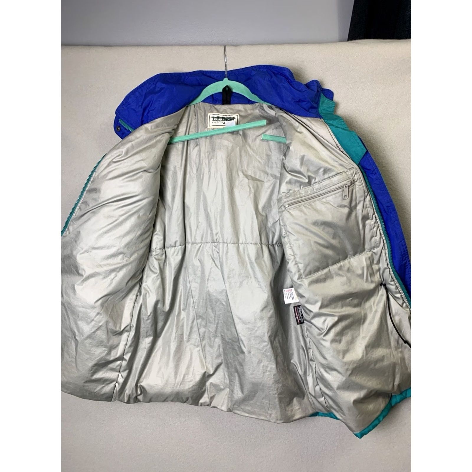 Vintage Vintage LL Bean Jacket Women Size Large Green Goretex Thinsulate Hooded Size L / US 10 / IT 46 - 6 Thumbnail