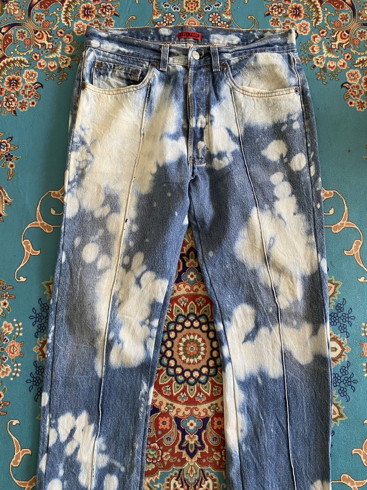 Japanese Brand × Levi's × Levi's Vintage Clothing Vintage Levi’s X Fine Garment Toll Free Remake Jeans Size US 30 / EU 46 - 4 Thumbnail