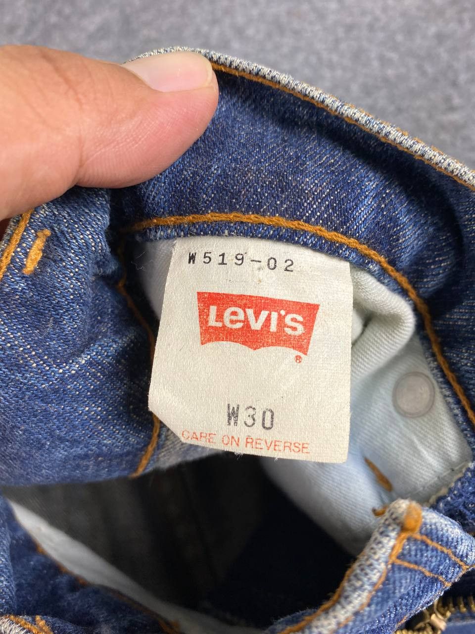 Levi's vintage levis 519 nice design denim Size US 27 - 11 Thumbnail