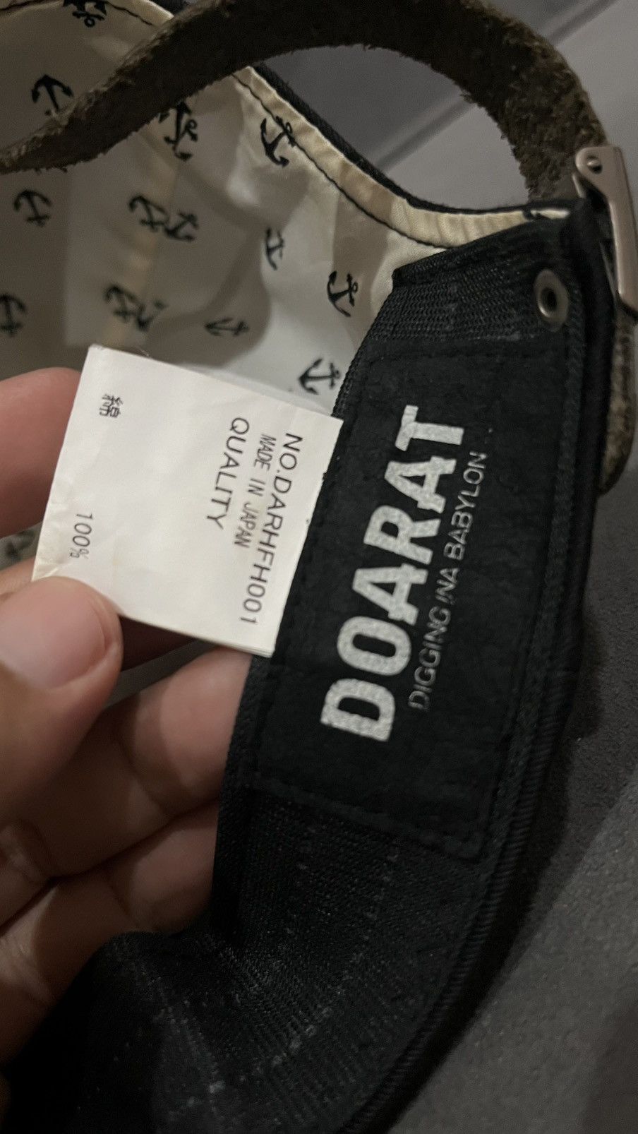 Japanese Brand Doarat Made in Japan leather strap cap Size ONE SIZE - 9 Thumbnail