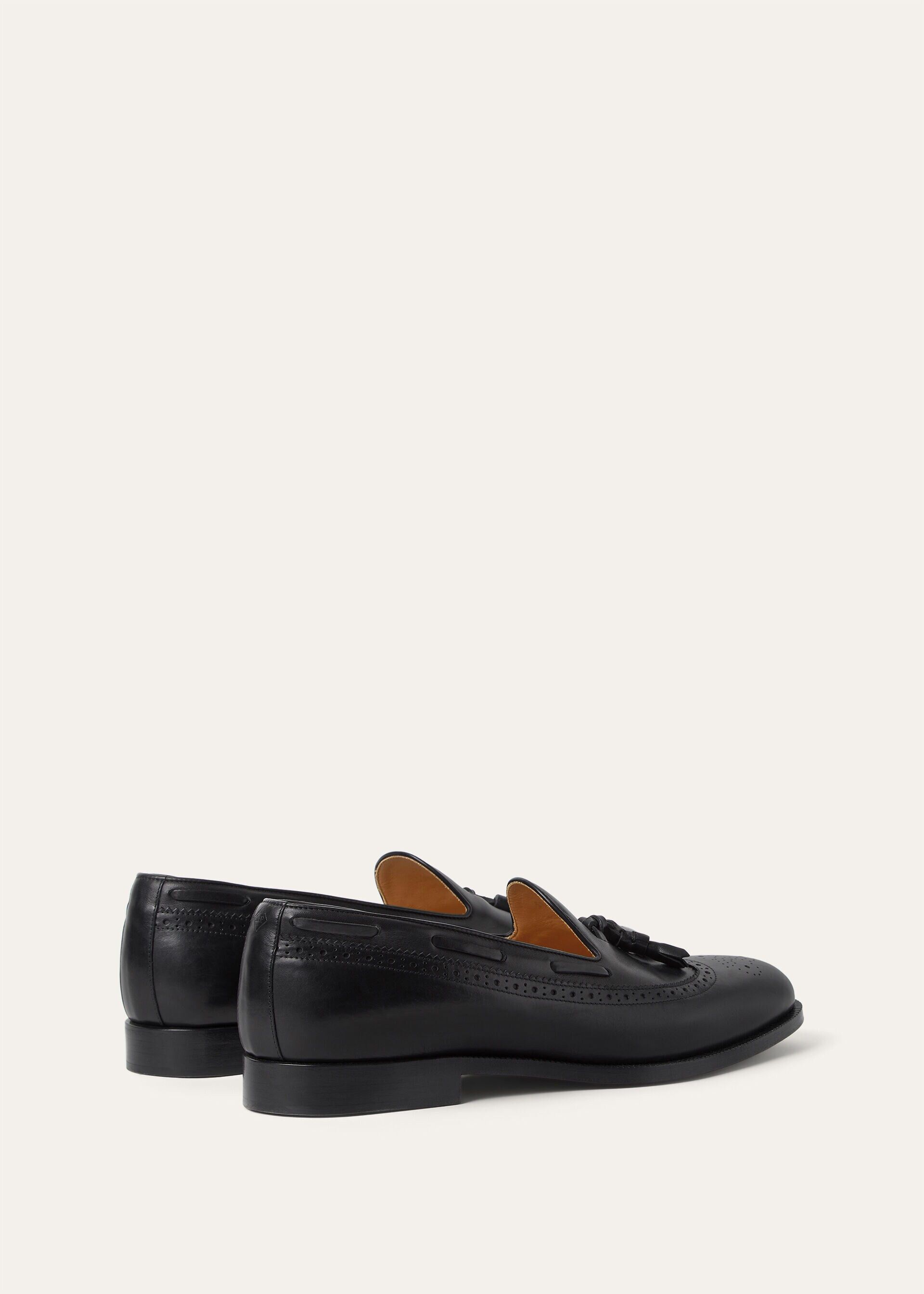 Loro Piana os11x0226 FAQ5603 Serge Walk Loafers in Black Size US 9 / EU 42 - 4 Thumbnail