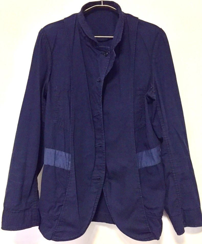 Comme des Garcons Comme des Garçons Blue Dyed Work Jacket 2505-Nextarrow Size US S / EU 44-46 / 1 - 4 Thumbnail