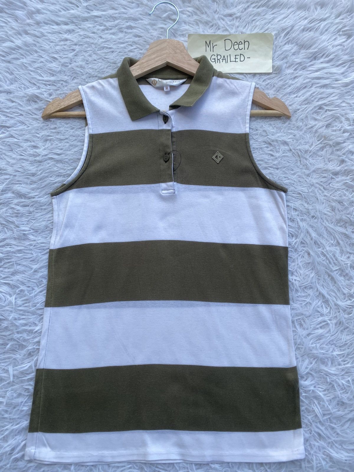 Christian Dior Monsieur Rare Christian Dior Sports Stripes Sleeveless Top Size M / US 6-8 / IT 42-44 - 6 Thumbnail