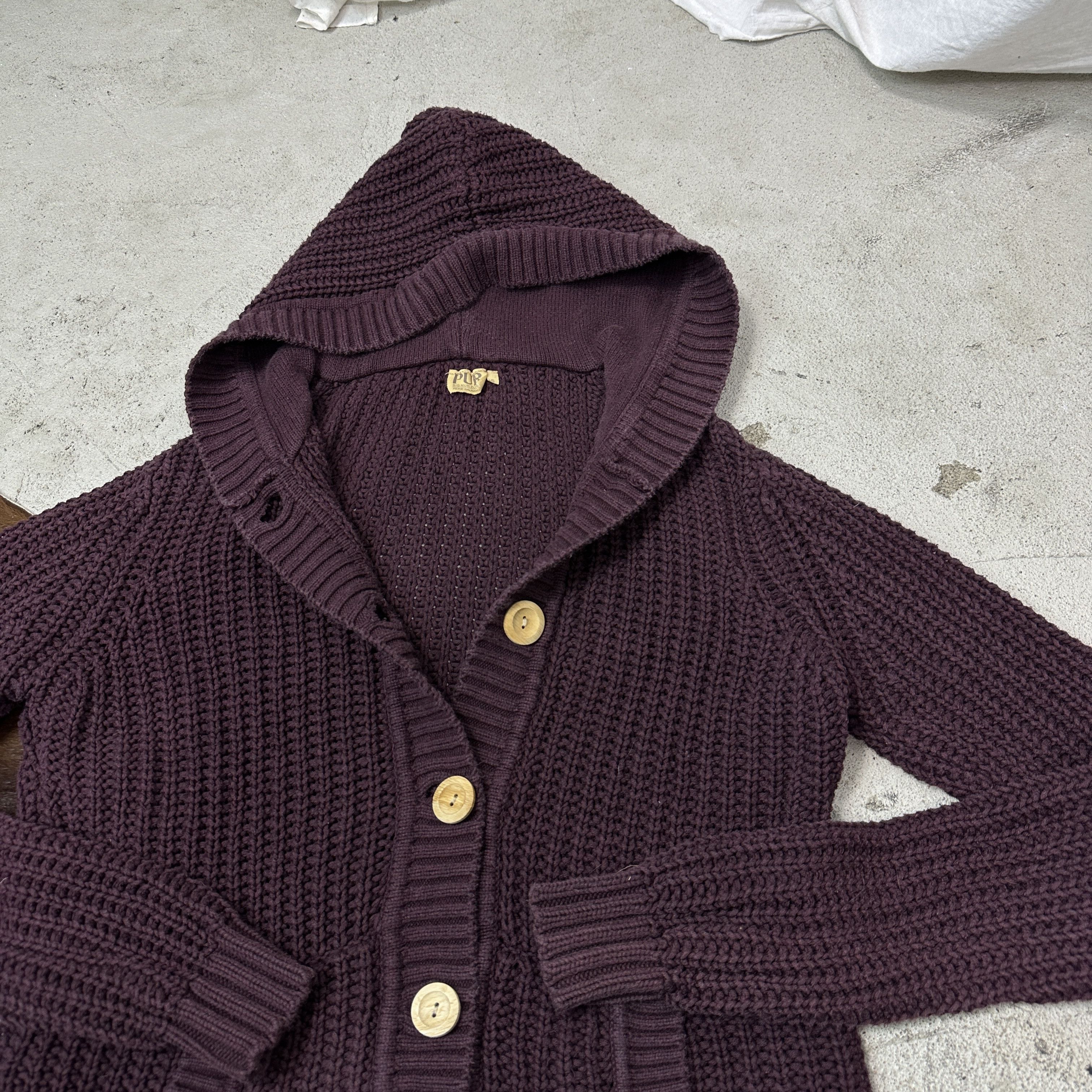Vintage Vintage Buttoned Hoody Sweater Y2K Size S / US 4 / IT 40 - 5 Thumbnail