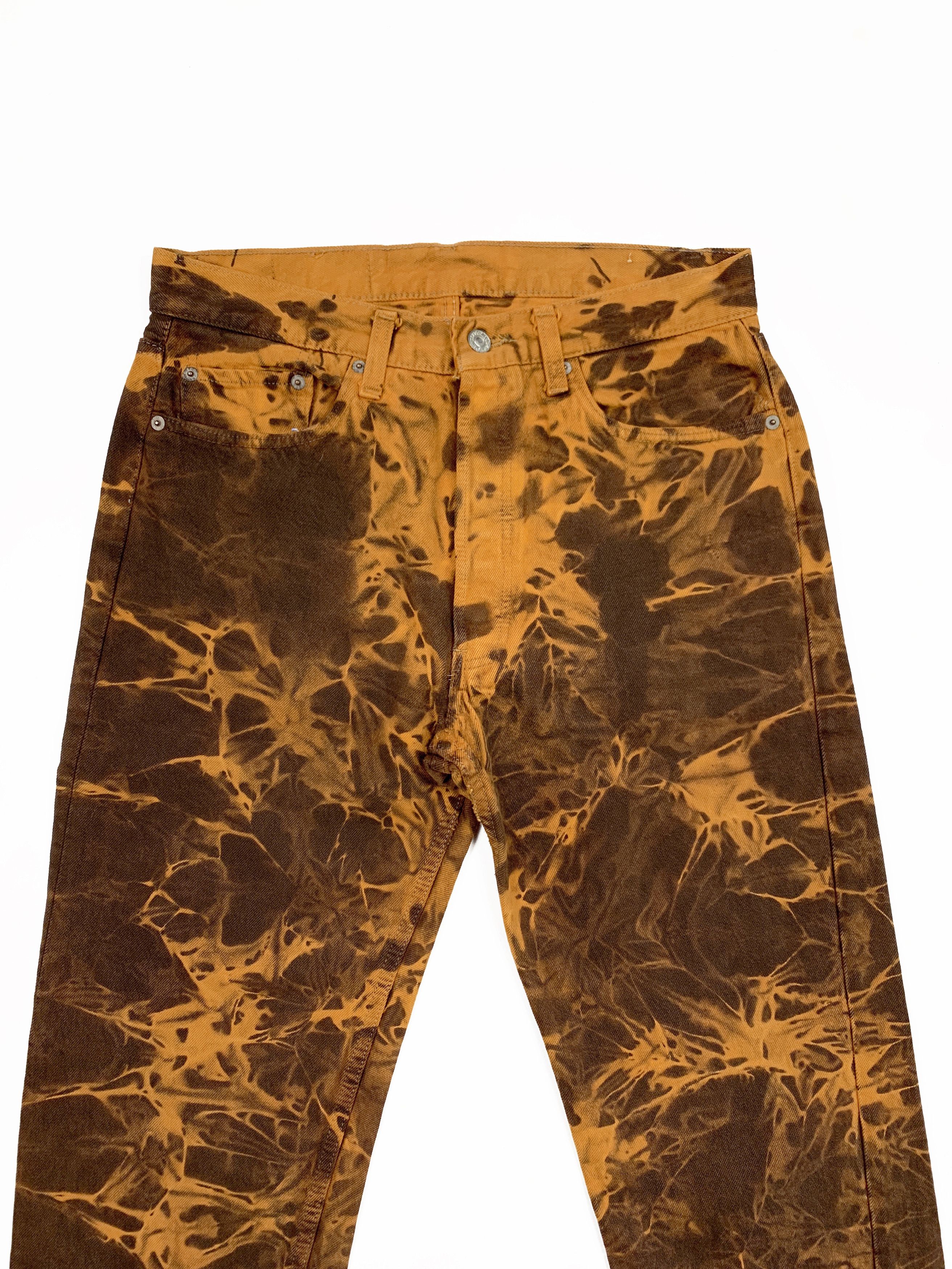 Levi's 90s 501 *Made in US* Tie Dyed Jeans Size US 31 - 6 Thumbnail