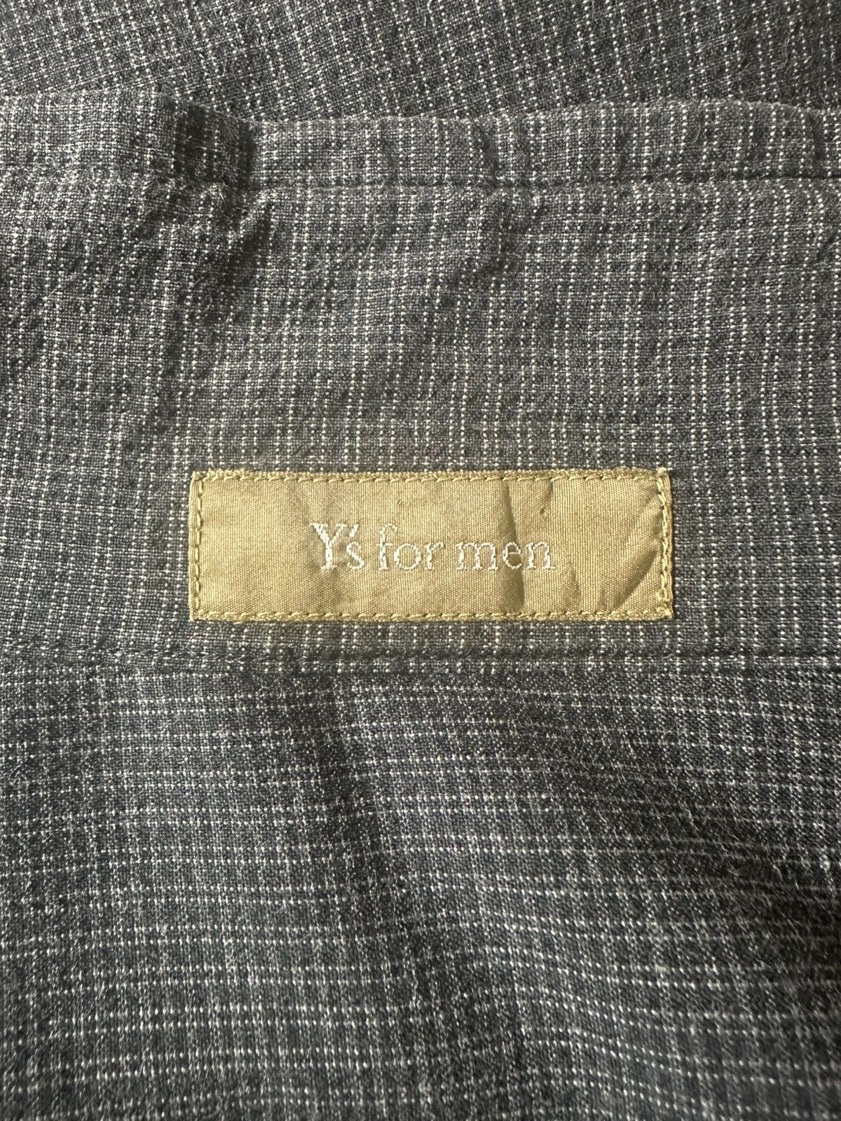 Yohji Yamamoto Vintage Rayon Checked Zip Jacket Size US L / EU 52-54 / 3 - 6 Thumbnail