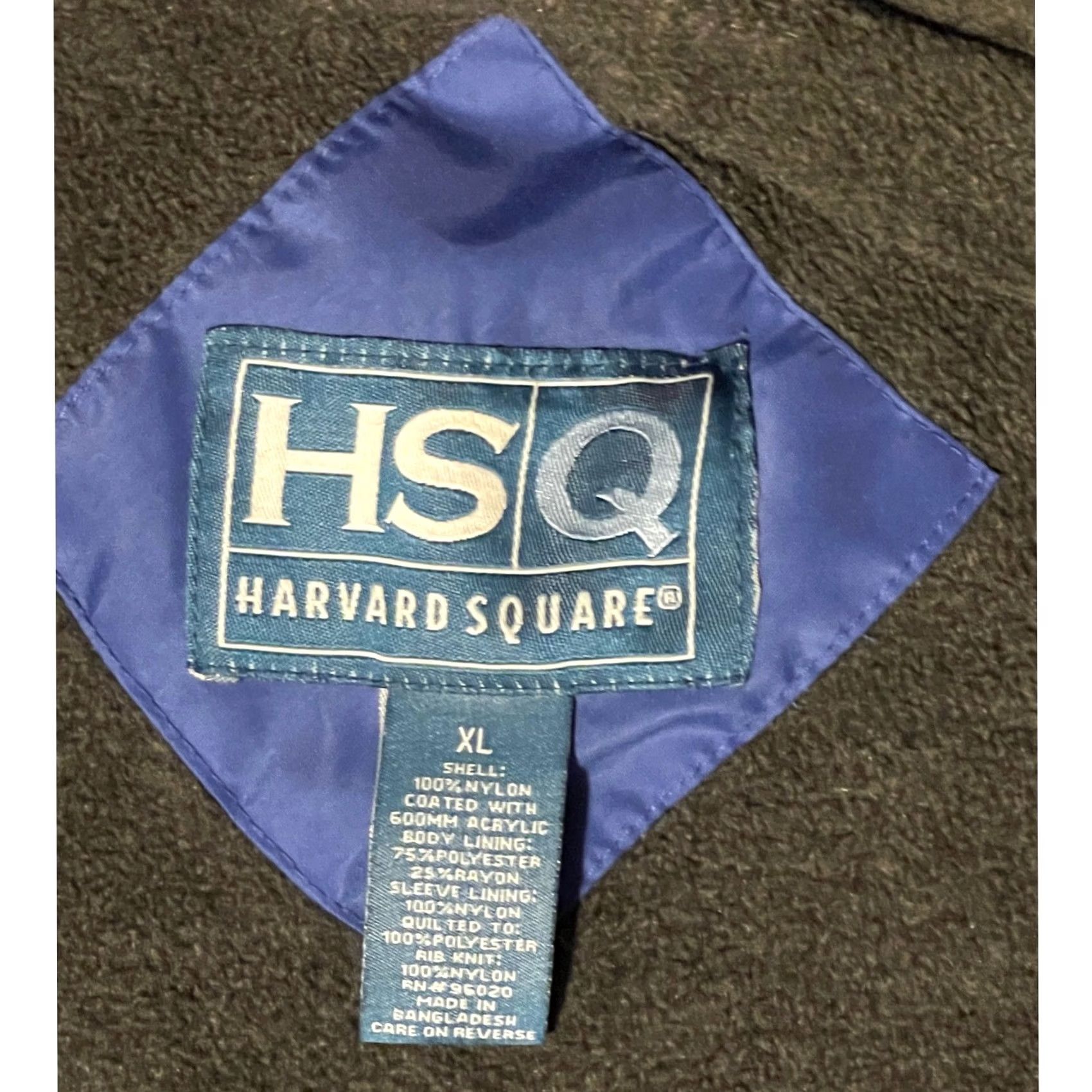 Vintage VINTAGE Harvard Square HSQ Boeing Windbreaker Jacket Mens XL Blue Full Zip Lined Pockets Embroidered Zipper Size US XL / EU 56 / 4 - 6 Thumbnail