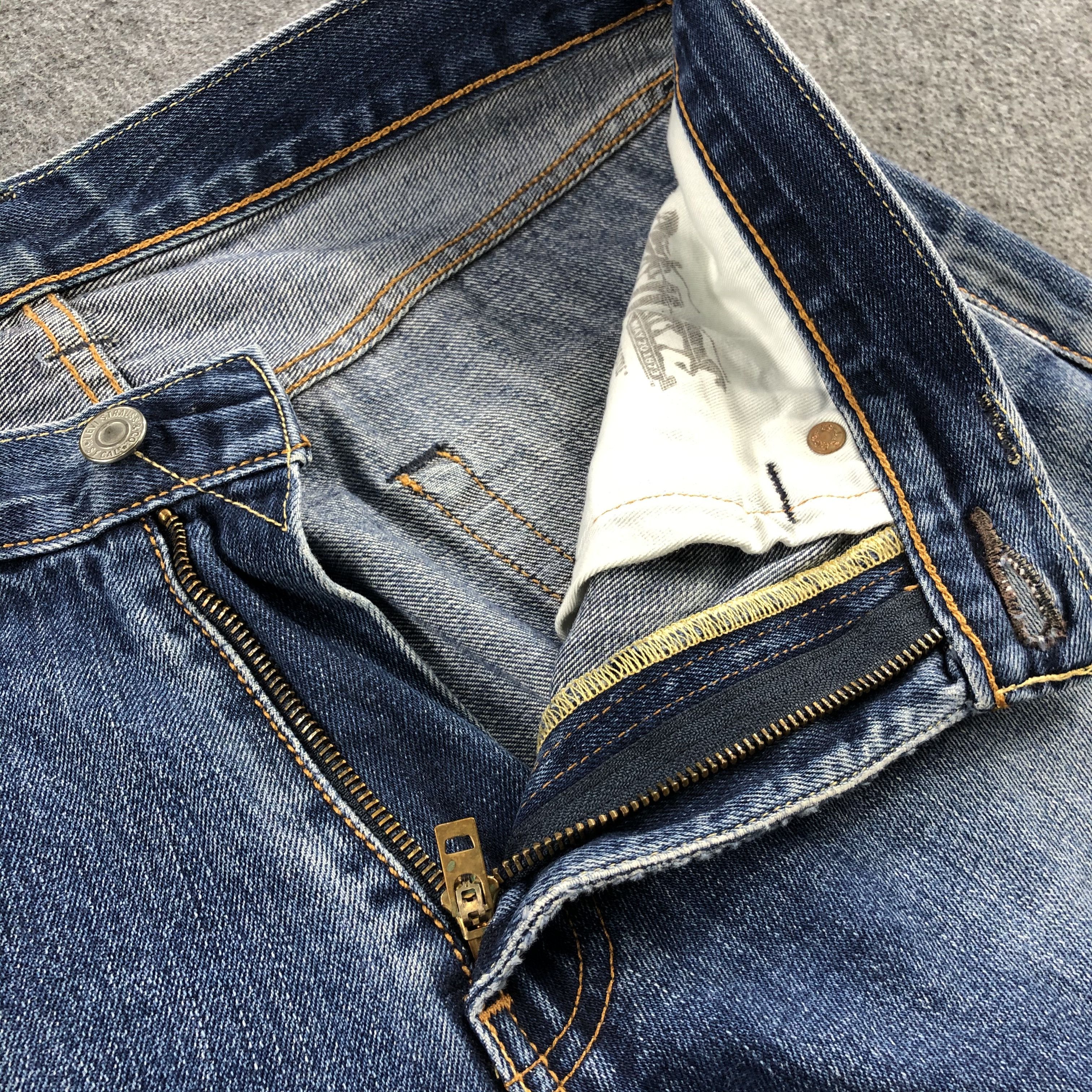 Levi's Vintage Blue Wash Levis 503 Jeans-J1914 Size US 33 - 11 Thumbnail