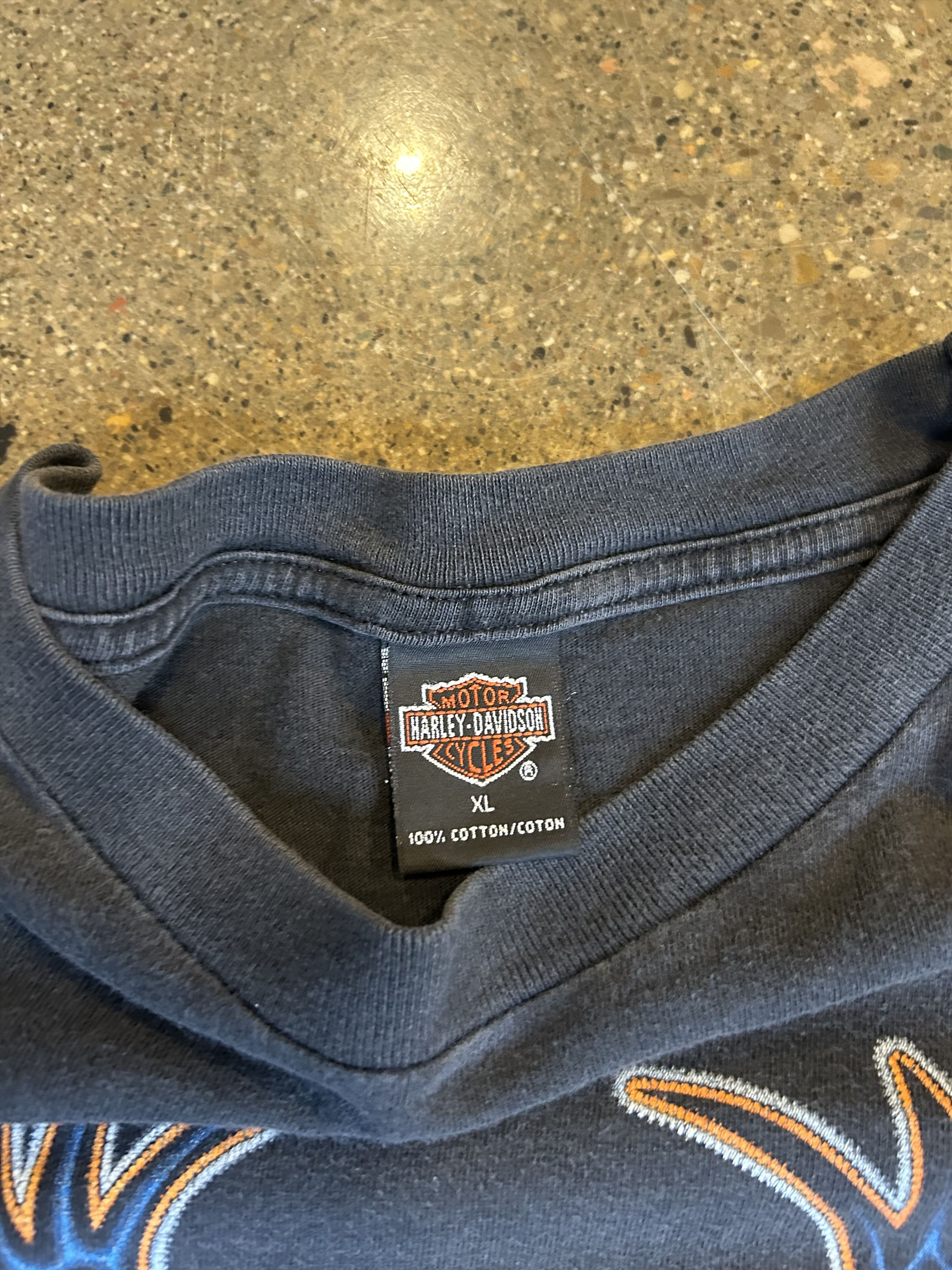 Harley Davidson × Vintage Vintage 1998 Harley Davidson Eagle T Shirt XL Size US XL / EU 56 / 4 - 4 Thumbnail