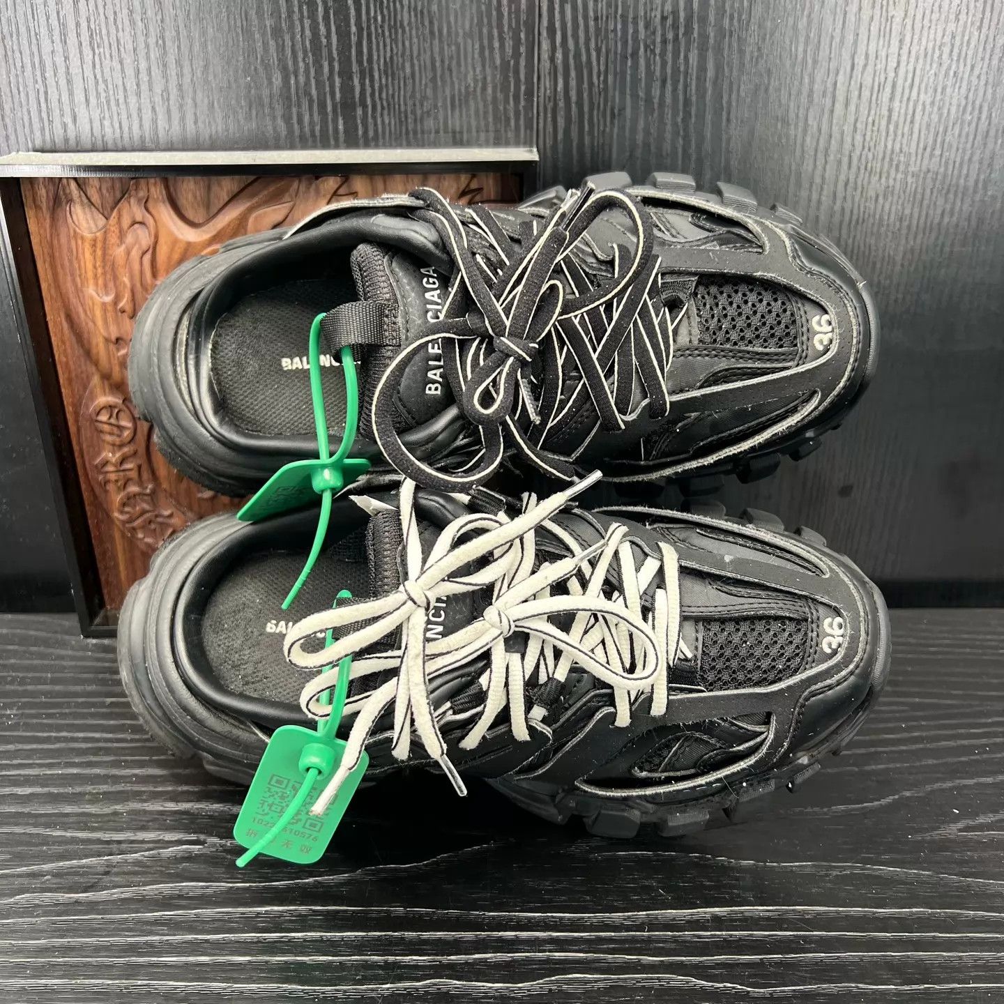 Balenciaga Balenciaga Track Mule Black 36 with box Size US 5.5 / IT 35.5 - 7 Thumbnail