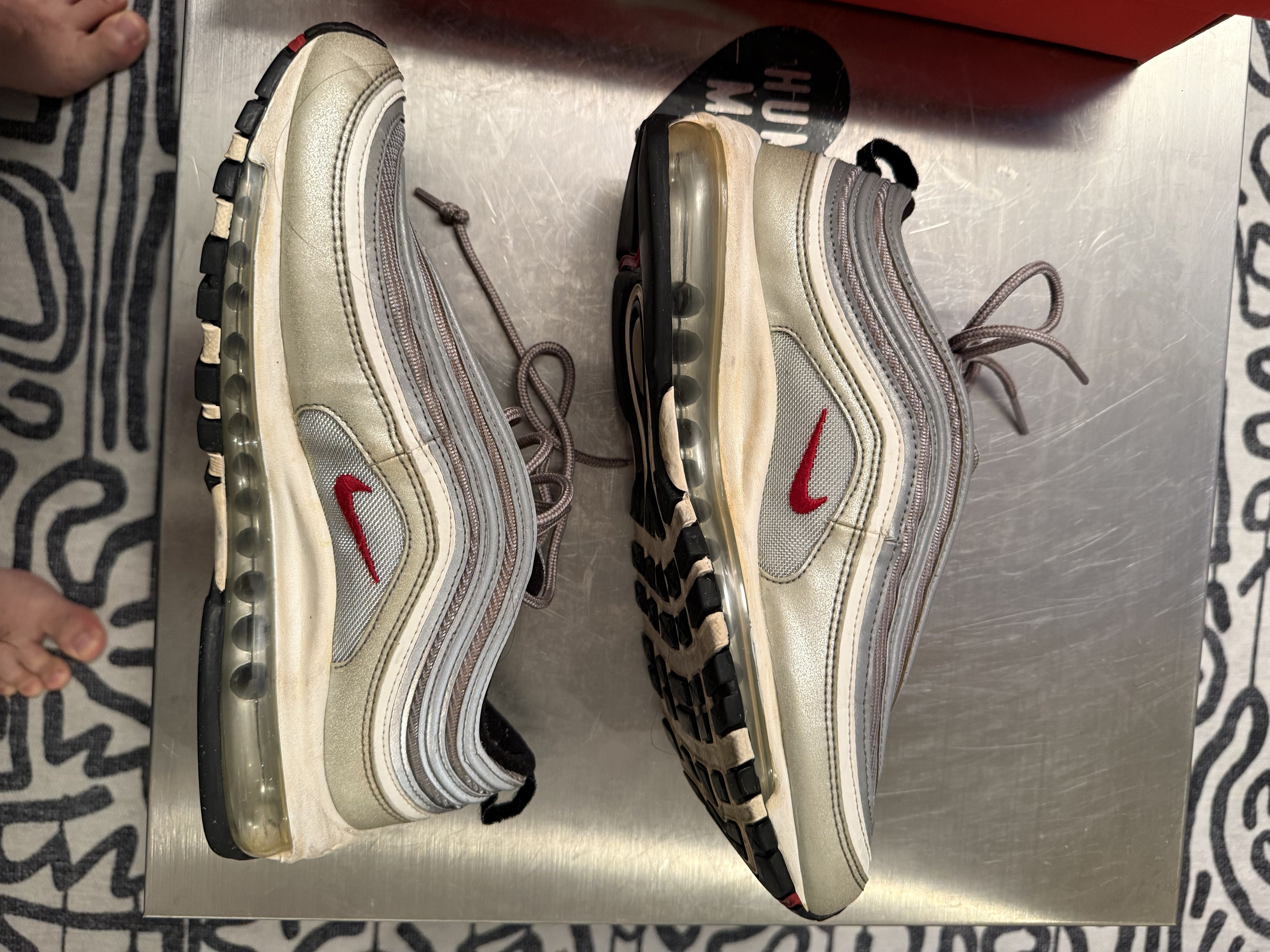 Nike NIKE AIR MAX 97 OG Silver Size US 8 / EU 41 - 7 Thumbnail