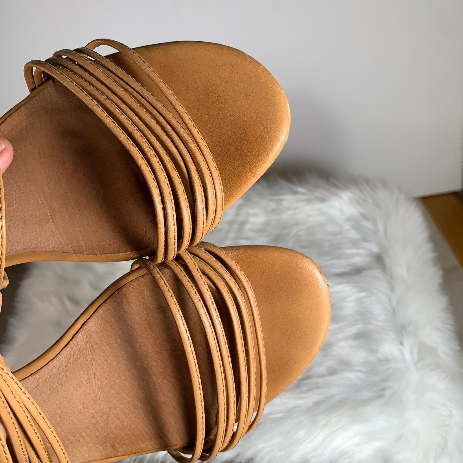 Madewell Madewell Meg Strappy Leather Slide Sandals Size 9.5 Size US 9.5 / EU 42-43 - 6 Thumbnail