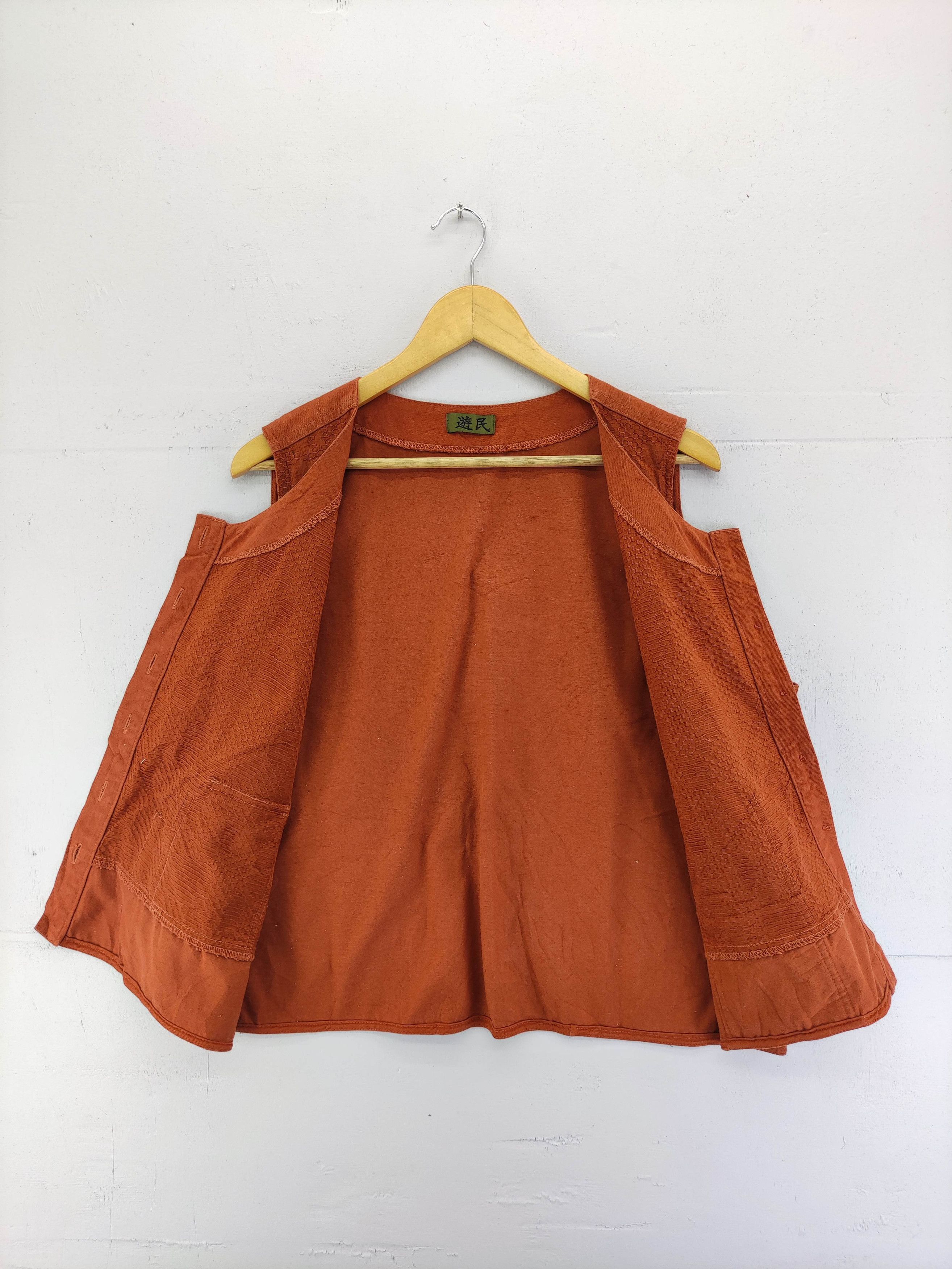 Japanese Brand Vintage Vest Button Up Double Poket Size US L / EU 52-54 / 3 - 4 Thumbnail