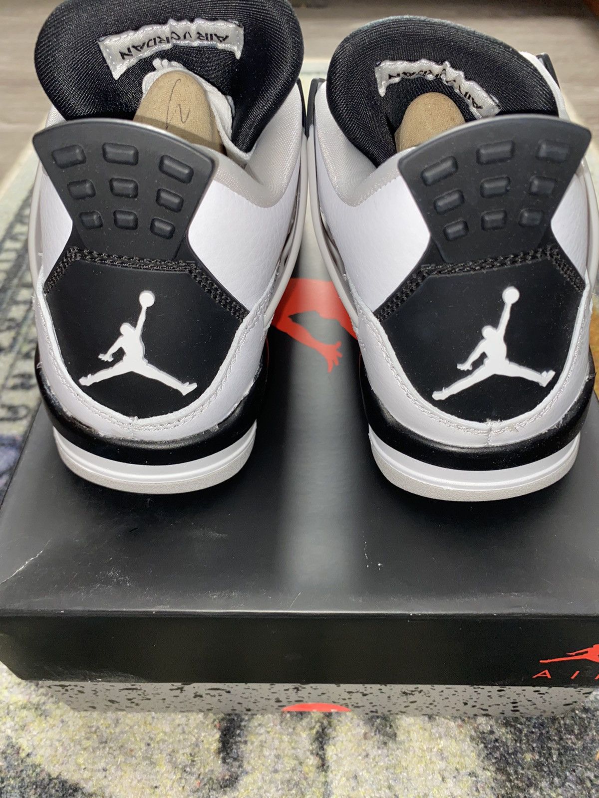 Jordan Brand × Nike Jordan 4 Retro Military Black 3.5Y Grade School Size US 5 / IT 35 - 6 Thumbnail
