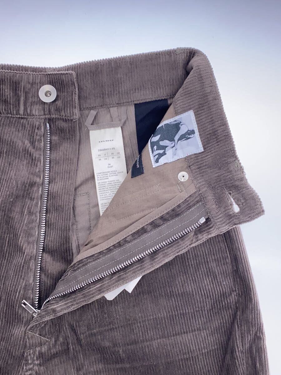 Rick Owens Drkshdw Rick Owens DRKSHDW Plain Corduroy Pants Brown Size US 26 / EU 42 - 3 Thumbnail