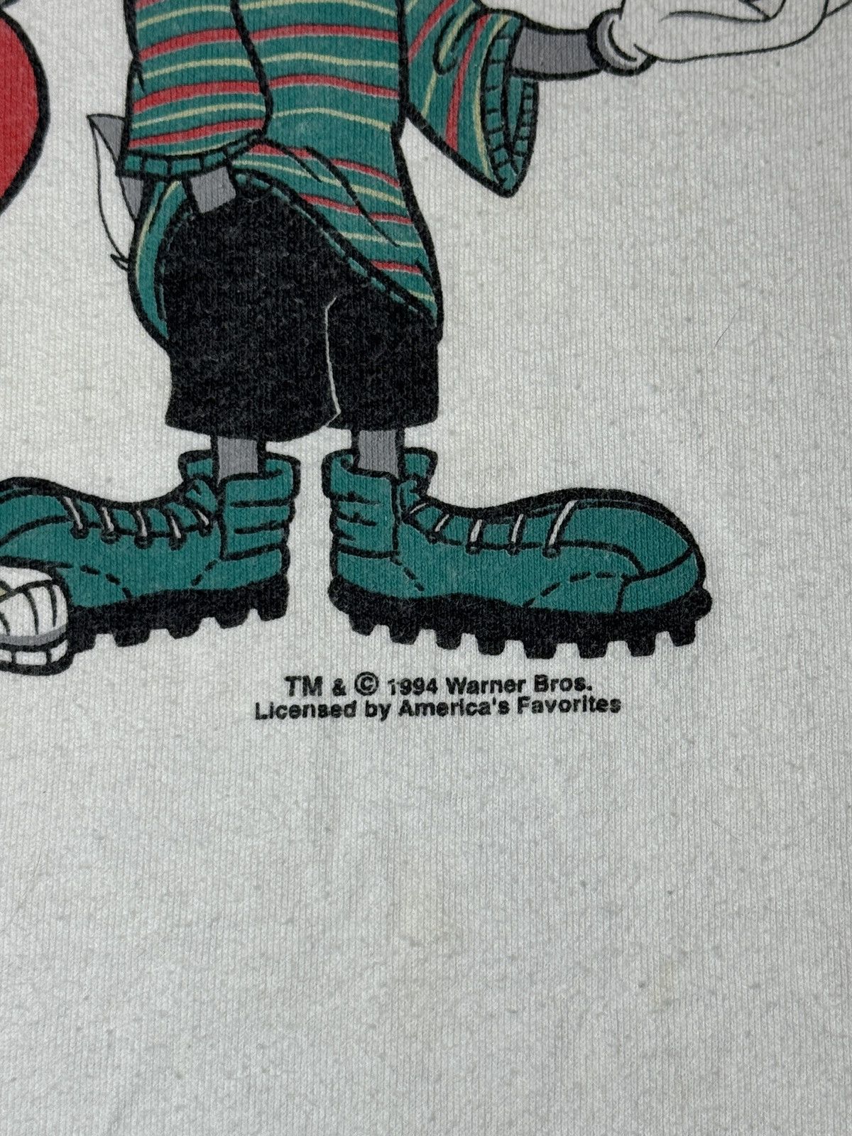 Signal Sport Vtg 90s Looney Tunes Football Basketball Long Sleeve T Shirt Size US XL / EU 56 / 4 - 3 Thumbnail