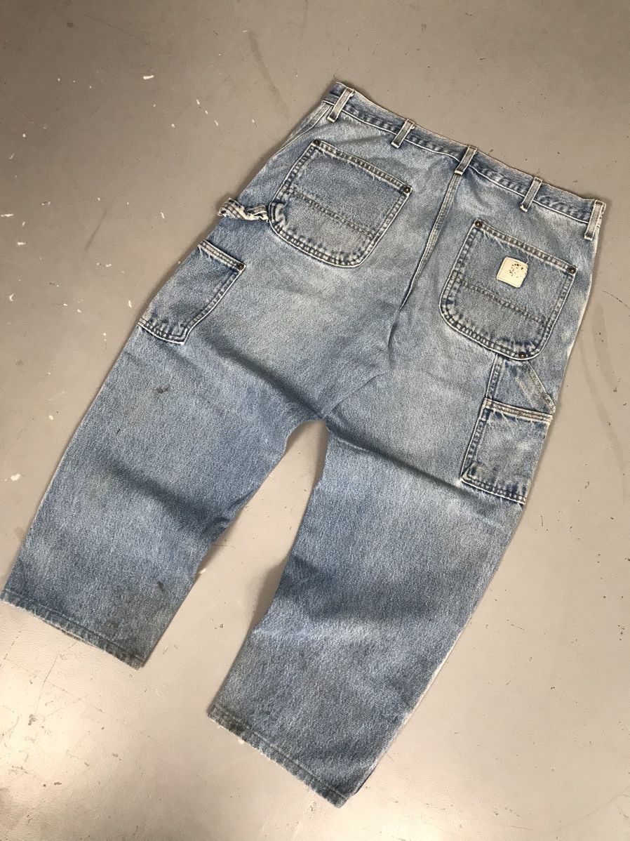 Carhartt × Vintage Carhartt double knee B73 DST Denim Size US 37 - 8 Thumbnail