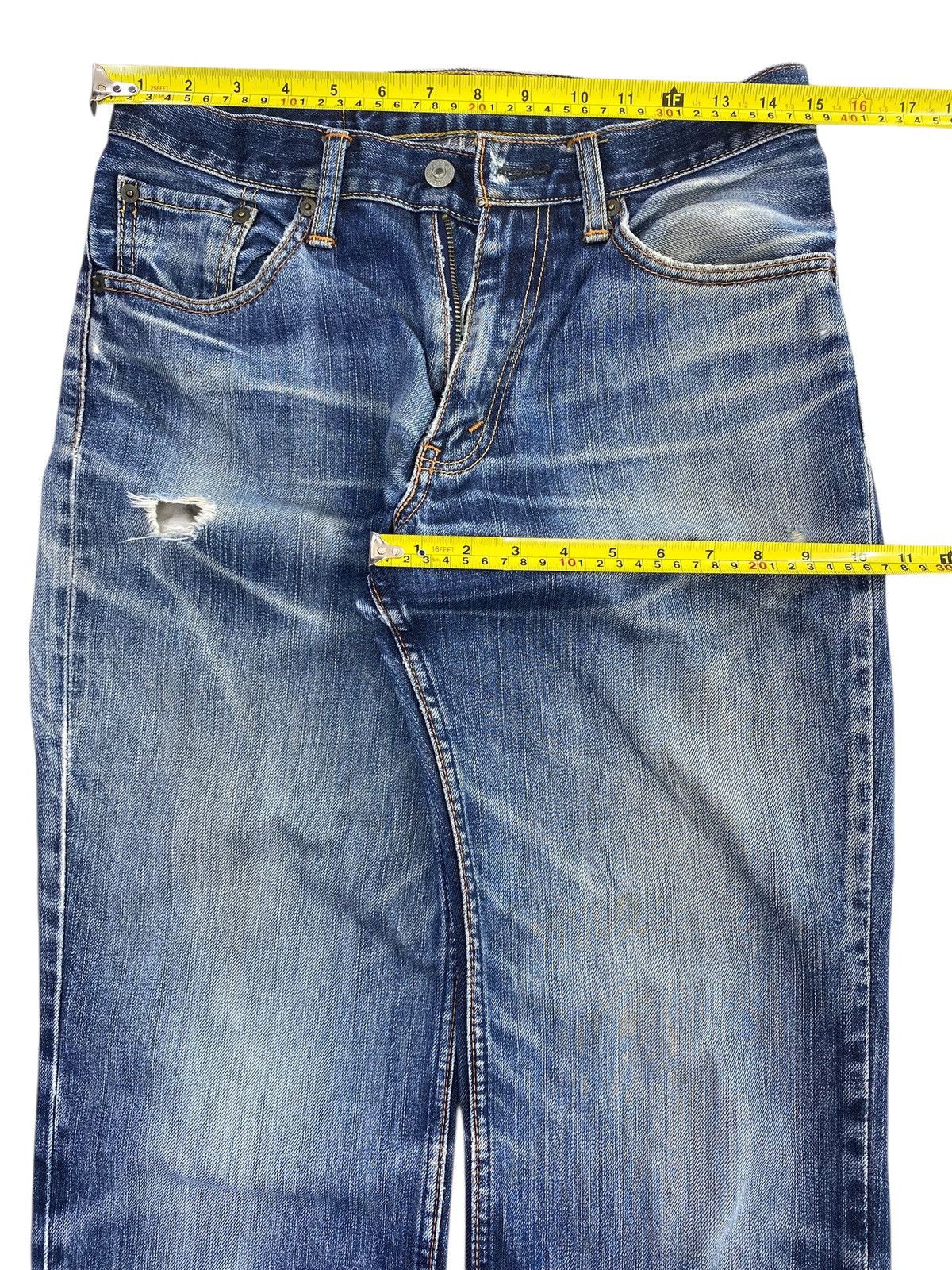 Levi's Vintage Levi’s Blue Faded Wash Style Loose Jeans Size US 30 / EU 46 - 5 Thumbnail