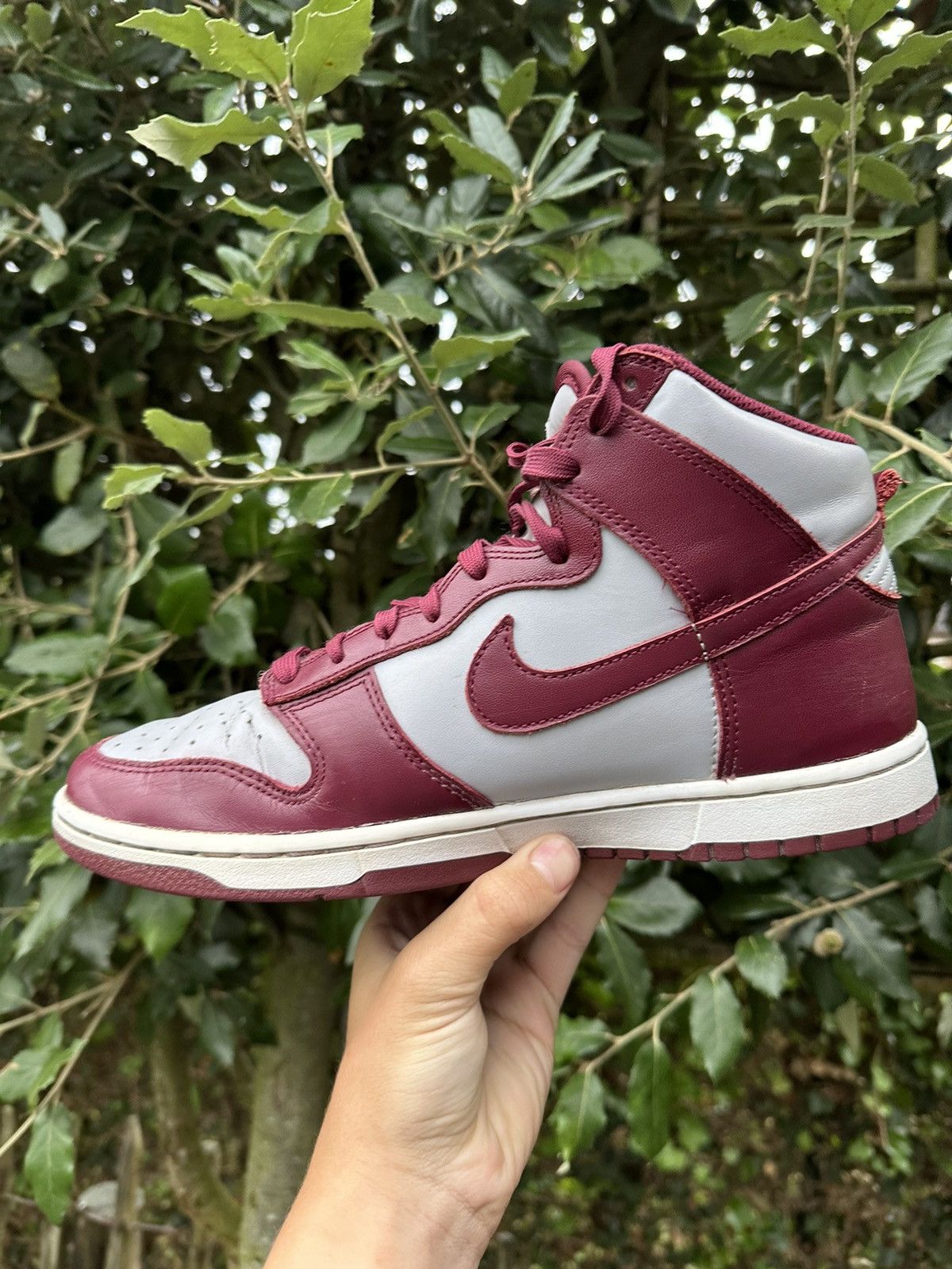 Nike Nike dunk high retro, Beetroot Size US 9.5 / EU 42-43 - 4 Thumbnail