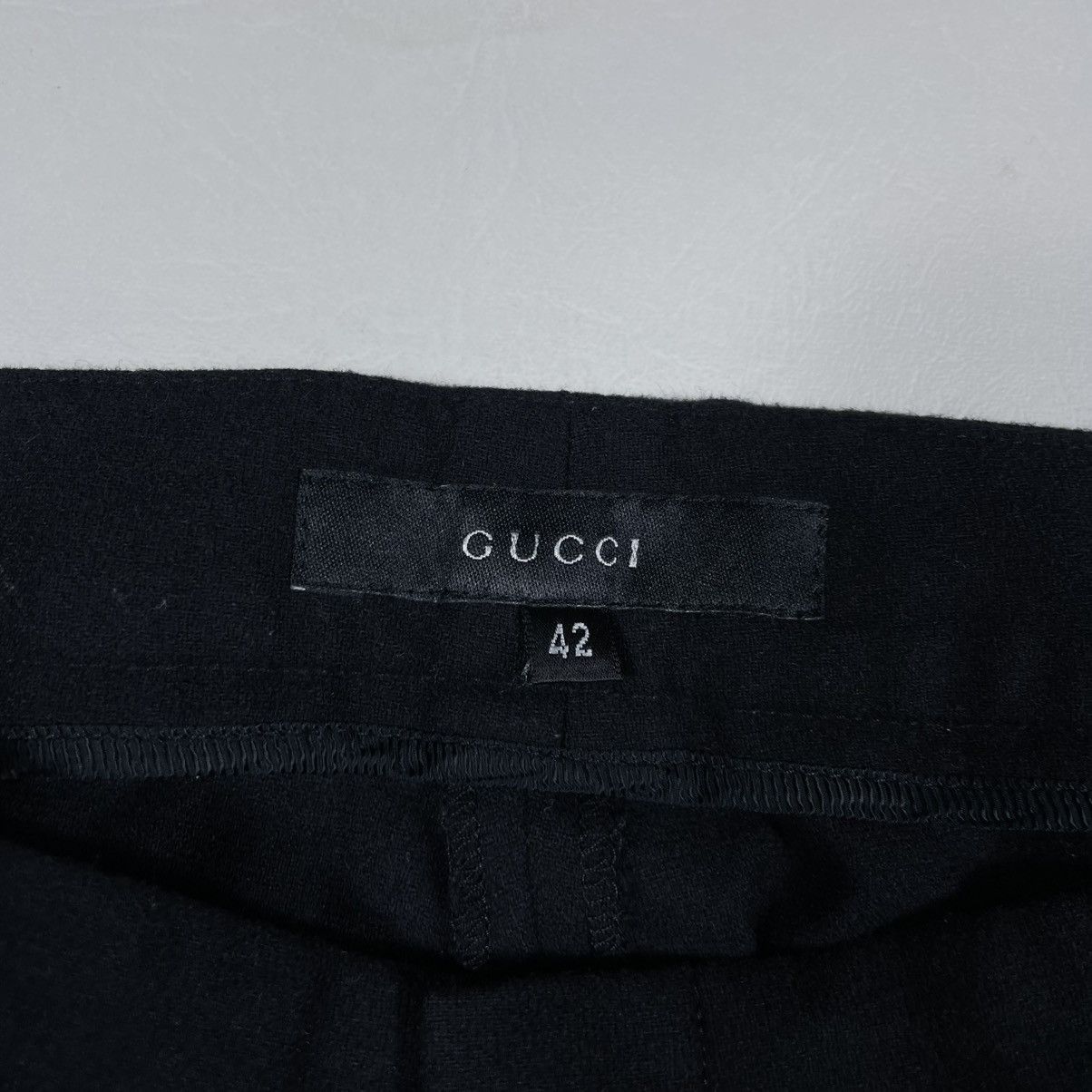Gucci GUCCI WOOL TROUSER PANTS Size 28" / US 6 / IT 42 - 6 Thumbnail