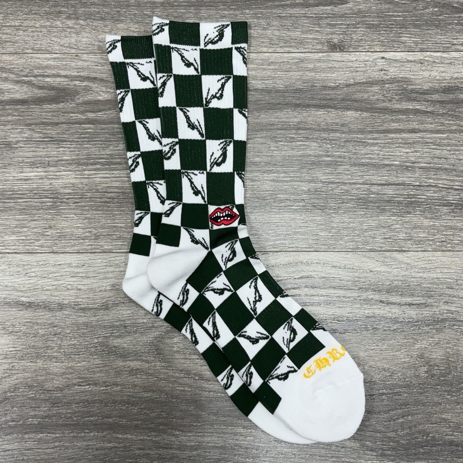 Chrome Hearts Chrome Hearts Matty Boy 99 Eye Socks ' Green ' | NEW! Size ONE SIZE - 3 Thumbnail