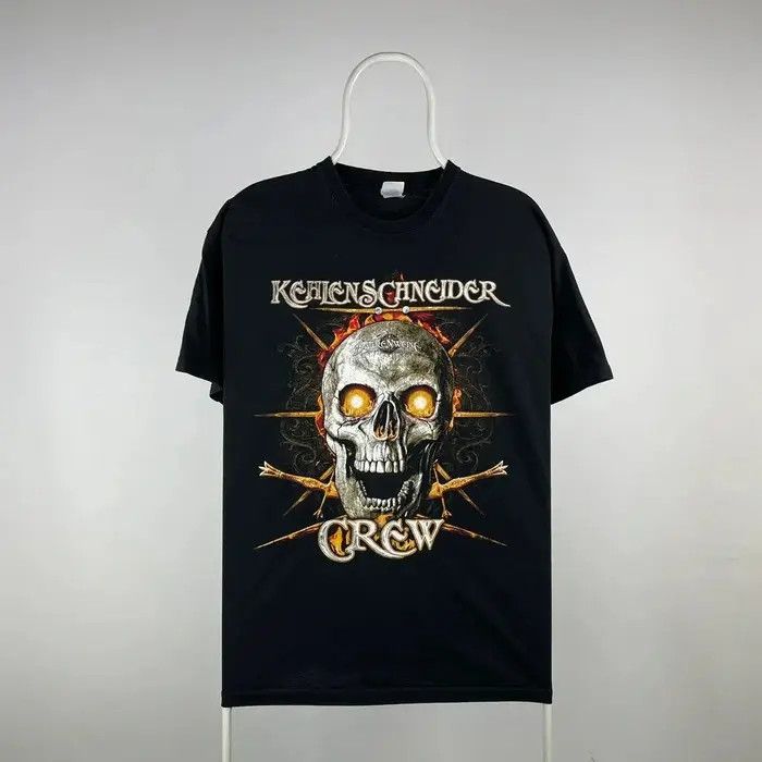 Band Tees Kehlens chneider crew T-shirt the game skulls size XLarge Size US XL / EU 56 / 4 - 1 Thumbnail
