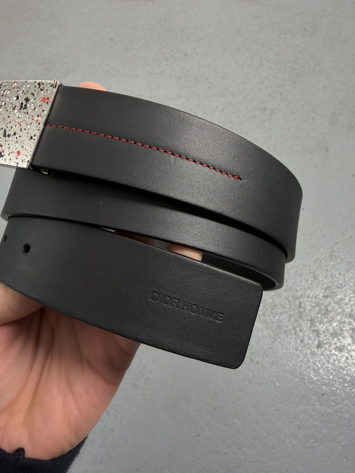 Dior Dior Homme Leather Belt Size ONE SIZE - 2 Thumbnail