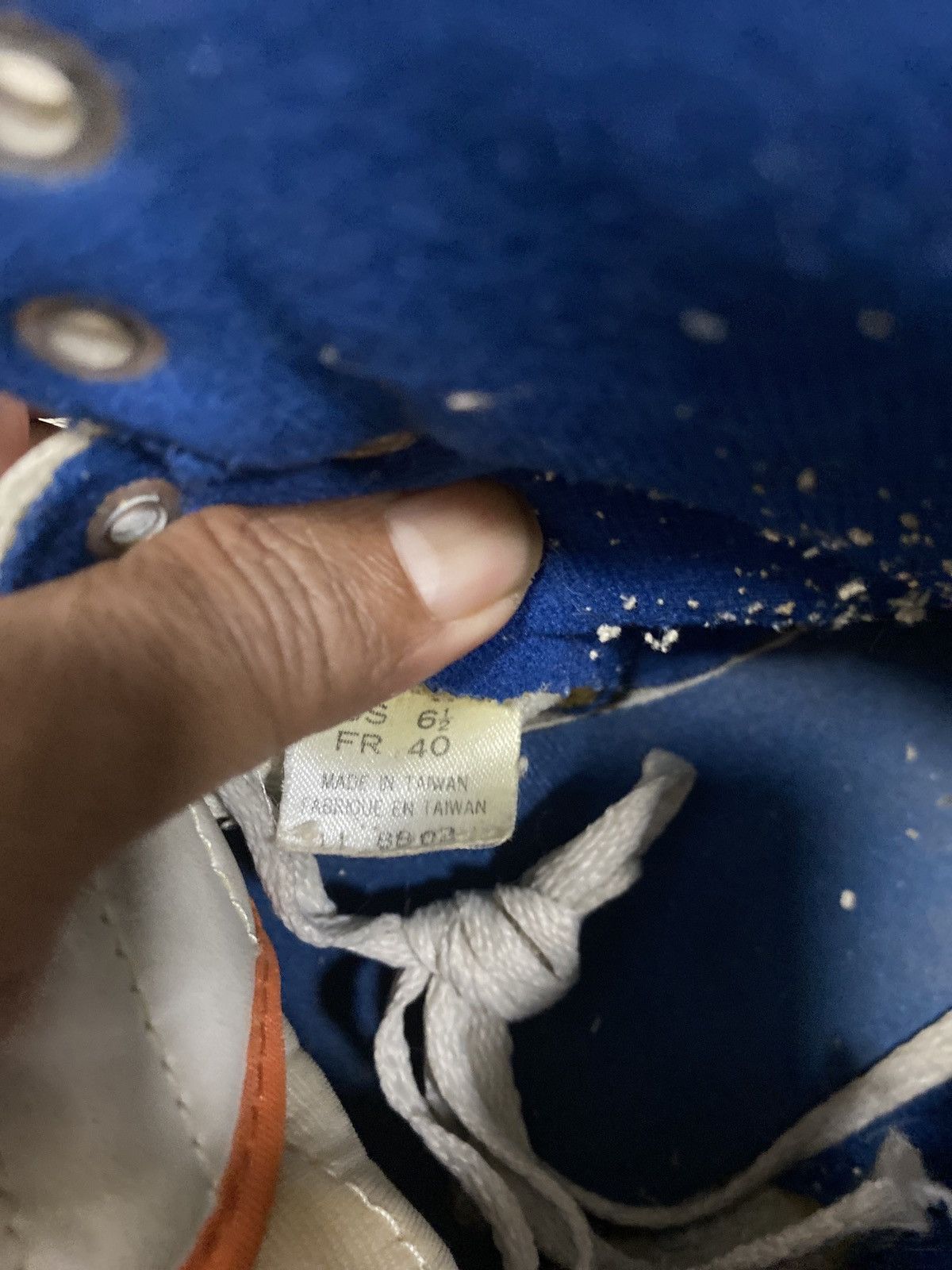 Adidas Adidas Ewing Rivalry Hi – Made in Taiwan (1980s Original) Size US 6.5 / EU 39-40 - 8 Thumbnail