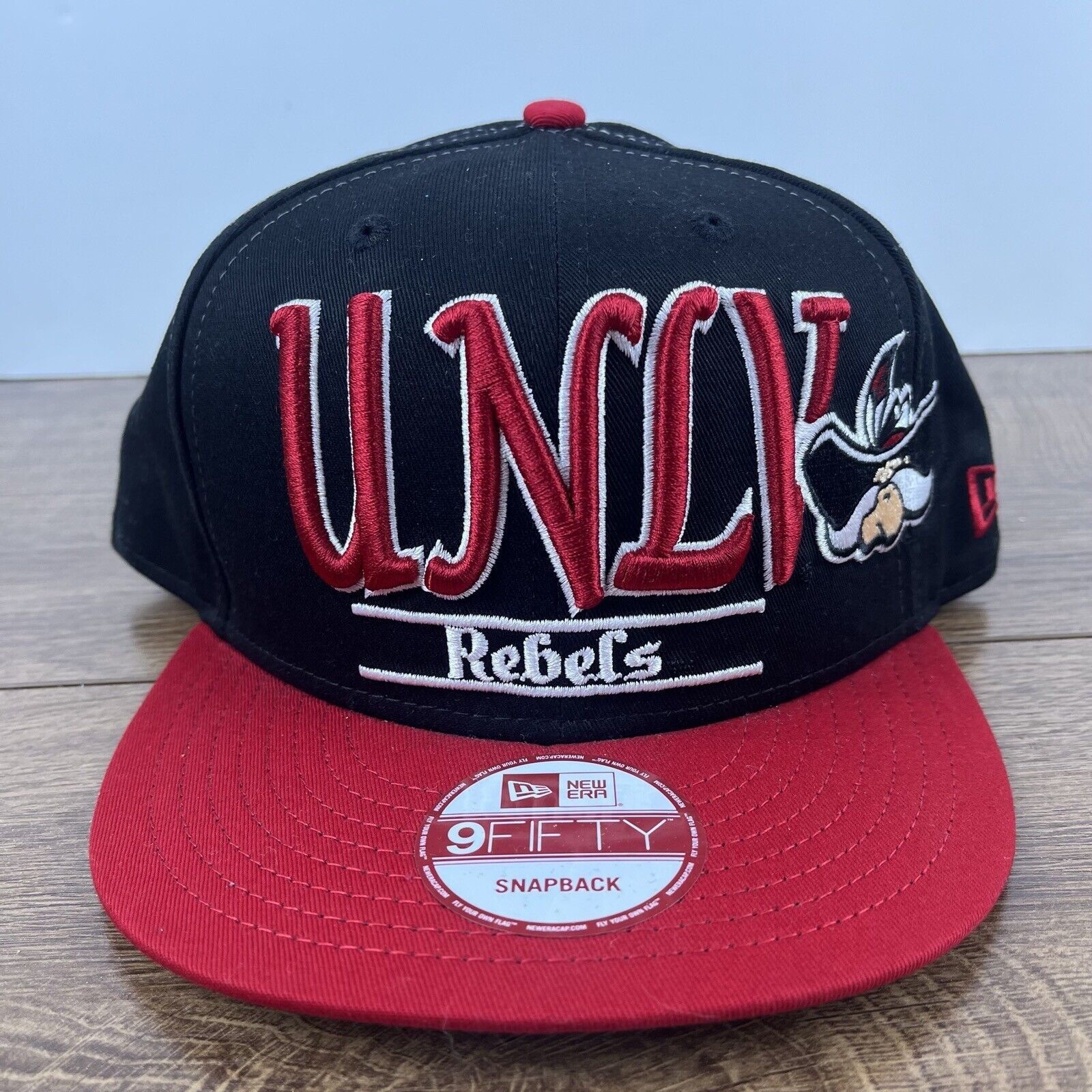 New Era UNLV Rebels Hat New Era 9FIFTY Snapback Hat Black Hat Adjust Size ONE SIZE - 1 Thumbnail