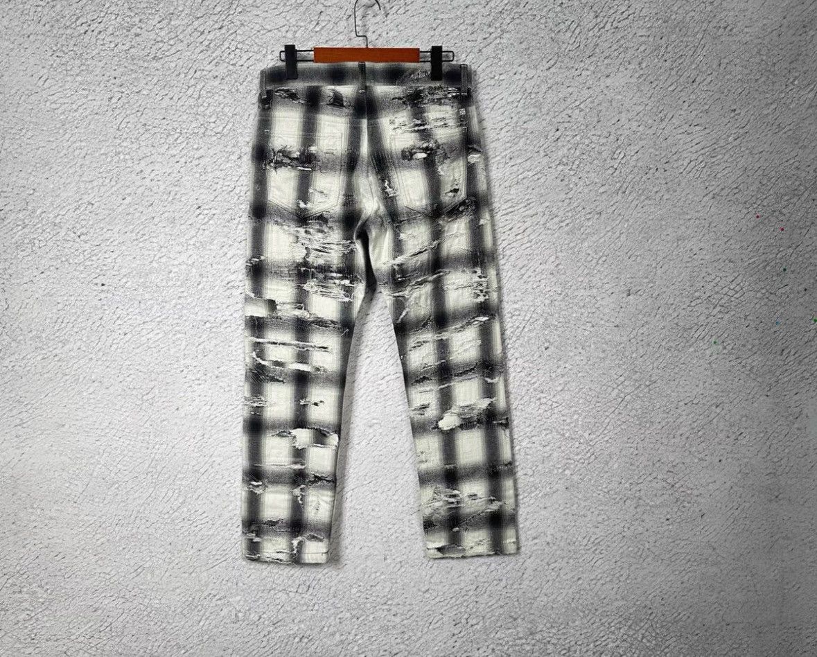 Givenchy Givenchy Distressed Plaid Casual Pants Size US 32 / EU 48 - 2 Thumbnail